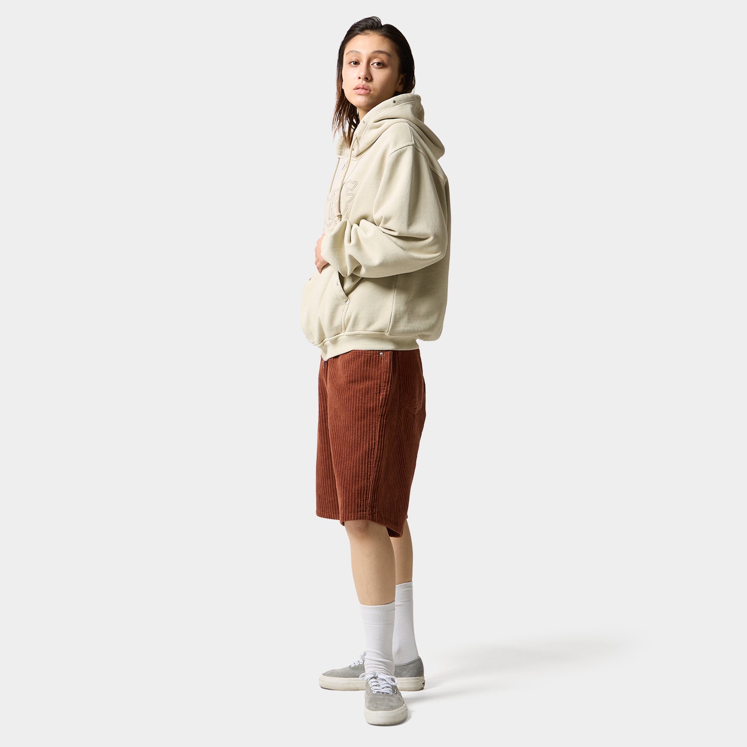 HUF (ハフ) Worldwide JP /HOODIES（パーカー）/ STUDDED FULL ZIP HOODIE商品 / BLACK