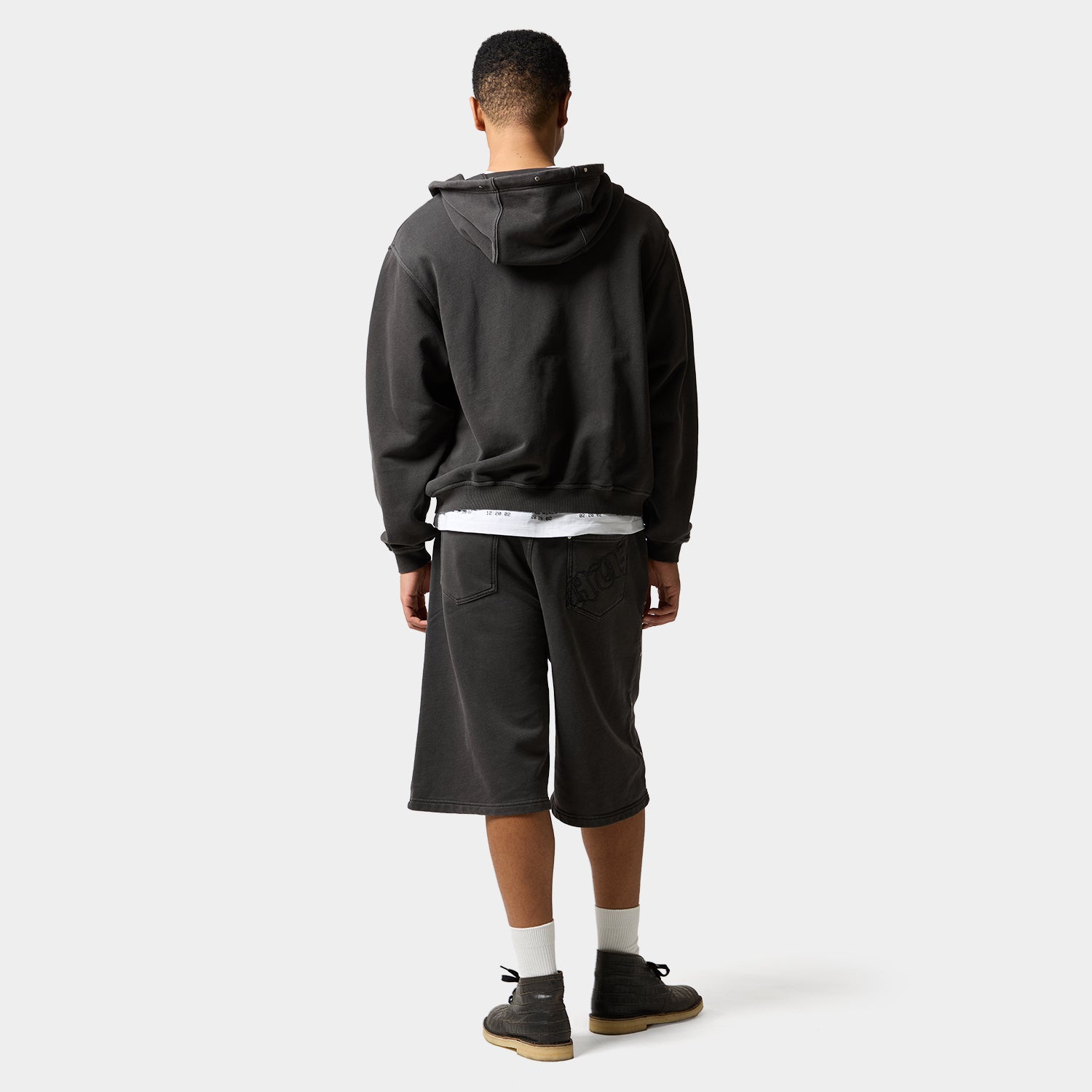 HUF (ハフ) Worldwide JP /HOODIES（パーカー）/ STUDDED FULL ZIP HOODIE商品 / BLACK