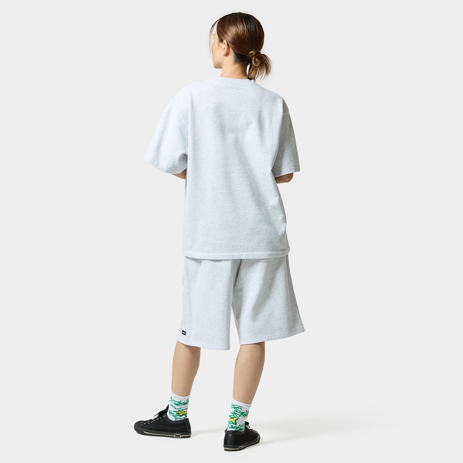 HUF (ハフ) Worldwide JP /TOPS & SHIRTS（トップス&シャツ）/ huf eightynine WASHED FLEECE TEE商品 / ASH GREY