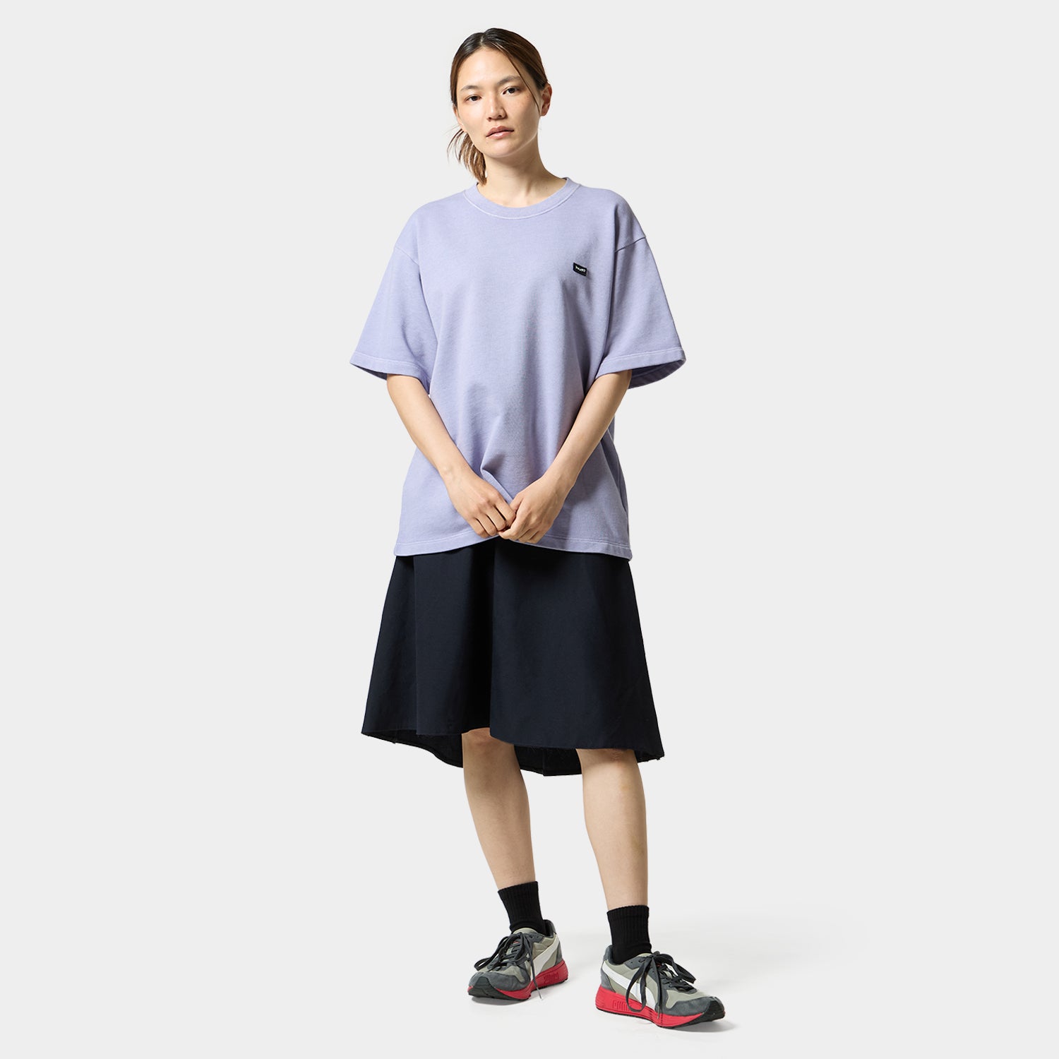HUF (ハフ) Worldwide JP /TOPS & SHIRTS（トップス&シャツ）/ huf eightynine WASHED FLEECE TEE商品 / ASH GREY