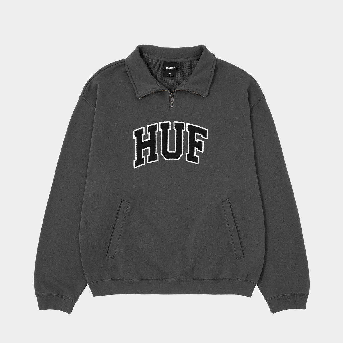 HUF (ハフ) Worldwide JP /SWEATSHIRTS（スウェットシャツ）/ CLASSIC ARCH HALF ZIP TOP商品 / LT BLUE