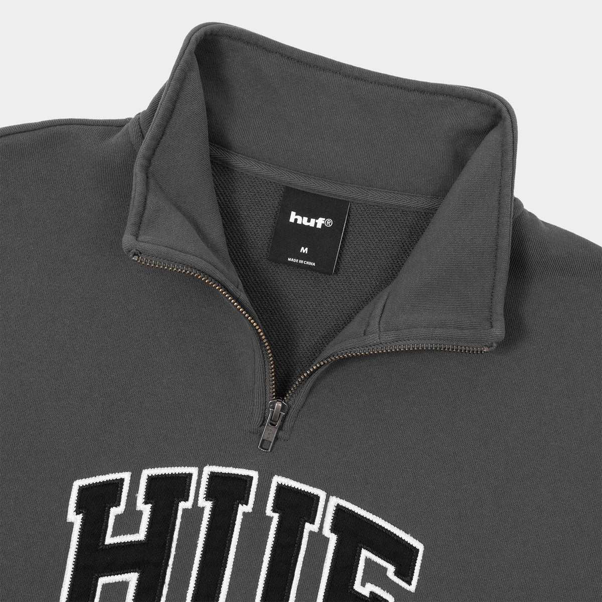 HUF (ハフ) Worldwide JP /SWEATSHIRTS（スウェットシャツ）/ CLASSIC ARCH HALF ZIP TOP商品 / LT BLUE