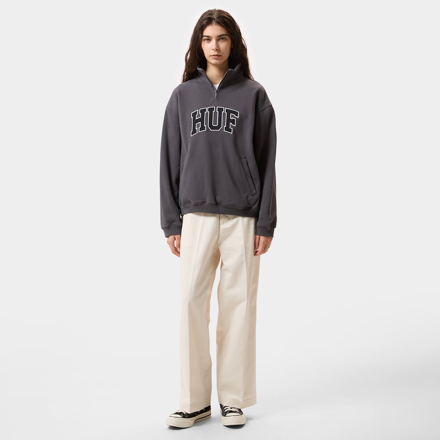 CLASSIC ARCH HALF ZIP TOP｜SWEATSHIRTS（スウェットシャツ）｜【公式