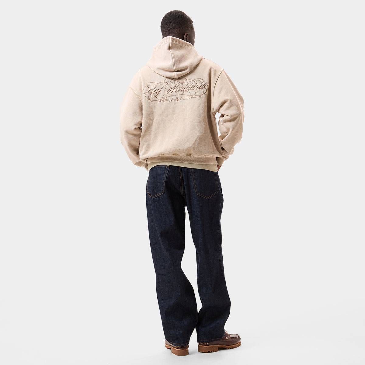 HUF (ハフ) Worldwide JP /HOODIES（パーカー）/ INTERNATIONAL LUXURY FULL ZIP HOODIE商品 / NAVY