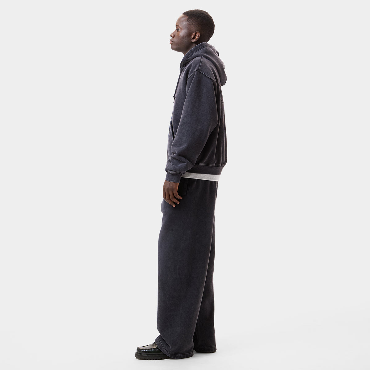 HUF (ハフ) Worldwide JP /HOODIES（パーカー）/ INTERNATIONAL LUXURY FULL ZIP HOODIE商品 / NAVY