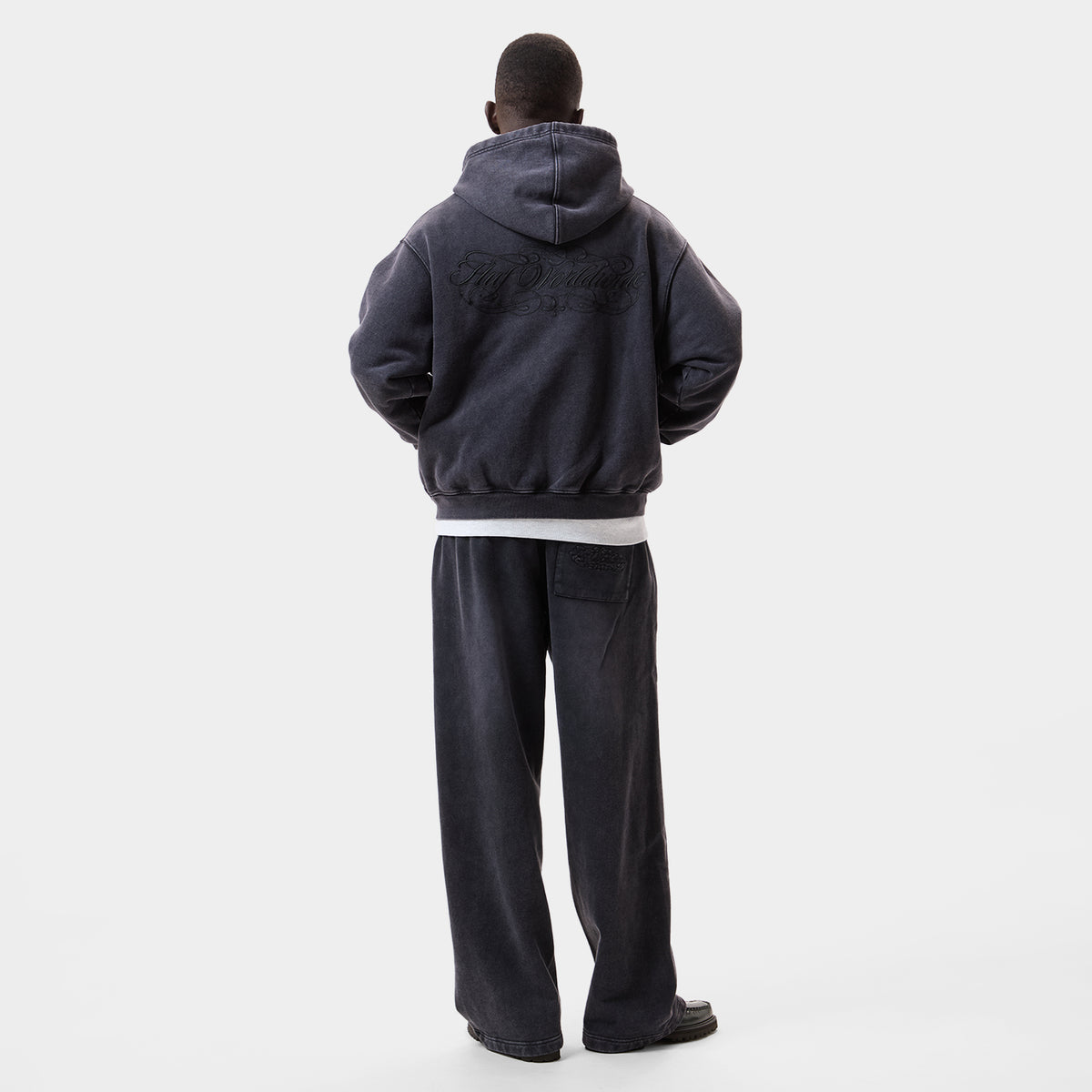 HUF (ハフ) Worldwide JP /HOODIES（パーカー）/ INTERNATIONAL LUXURY FULL ZIP HOODIE商品 / NAVY