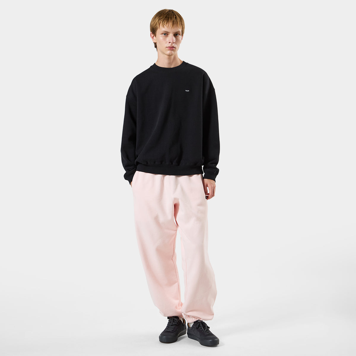 HUF (ハフ) Worldwide JP /SWEATSHIRTS（スウェットシャツ）/ huf® eightynine FLEECE CREW商品 / LT PINK