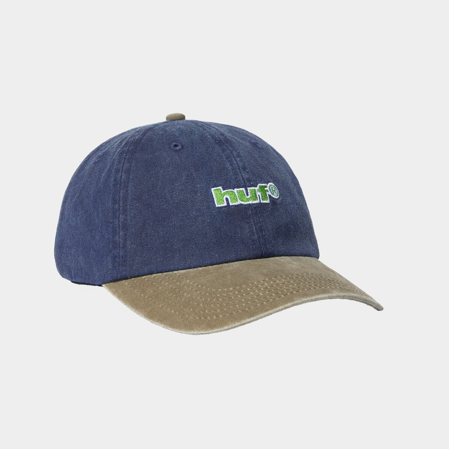 HUF (ハフ) Worldwide JP /HATS ＆ BEANIES（ハット&ビーニー）/ TWO TONE 89 WASHED 6 PANEL HAT商品 / NAVY