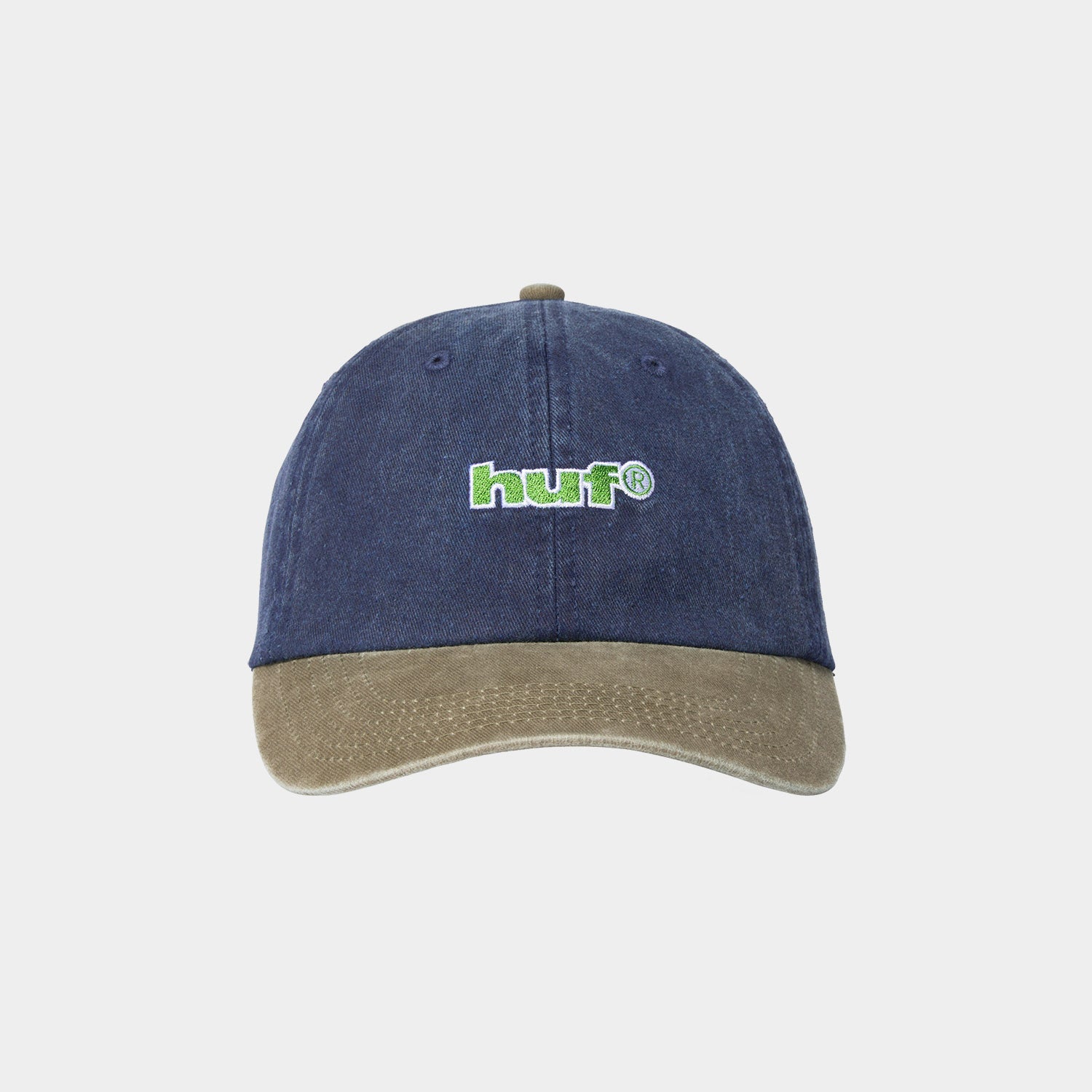 HUF (ハフ) Worldwide JP /HATS ＆ BEANIES（ハット&ビーニー）/ TWO TONE 89 WASHED 6 PANEL HAT商品 / NAVY