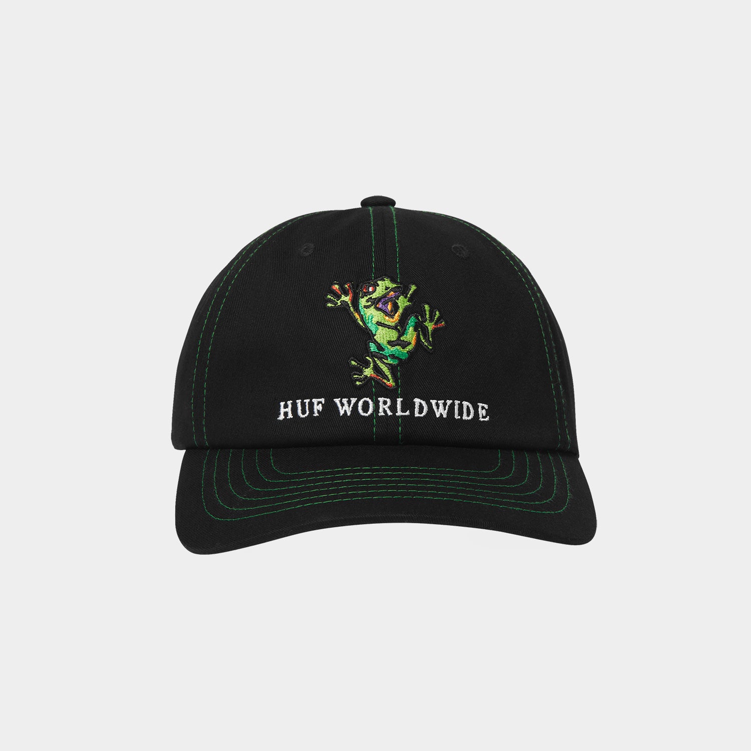 HUF (ハフ) Worldwide JP /HATS & BEANIES（ハット&ビーニー）/ STUCK ON YOU 6 PANEL CV HAT商品 / BLACK
