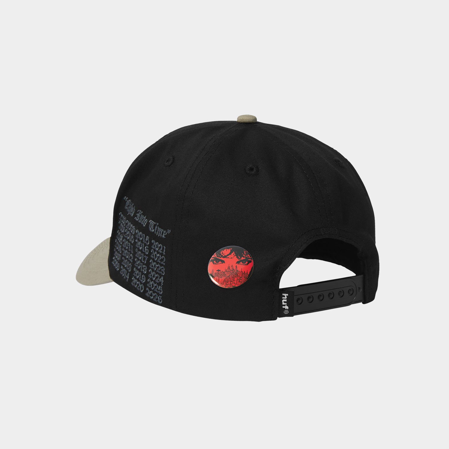 HUF (ハフ) Worldwide JP /HATS & BEANIES（ハット&ビーニー）/ OLYMPIA 6 PANEL HAT商品 / BLACK