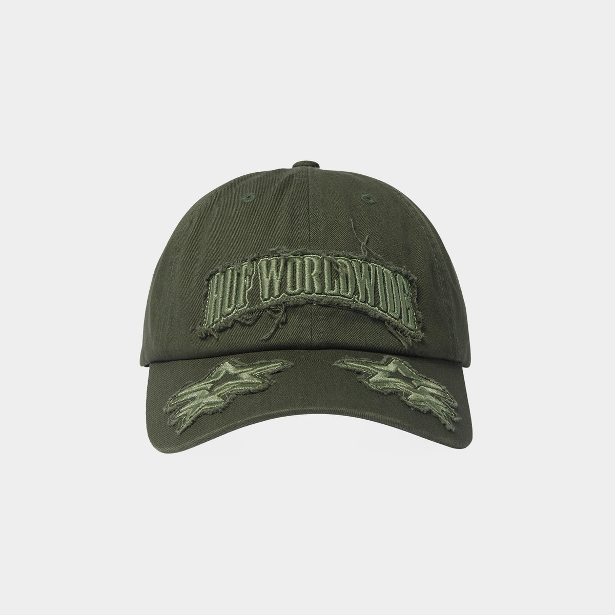 HUF (ハフ) Worldwide JP / HATS & BEANIES（ハット&ビーニー） / MARQUEE DISTRESS SNAPBACK商品 / OLIVE