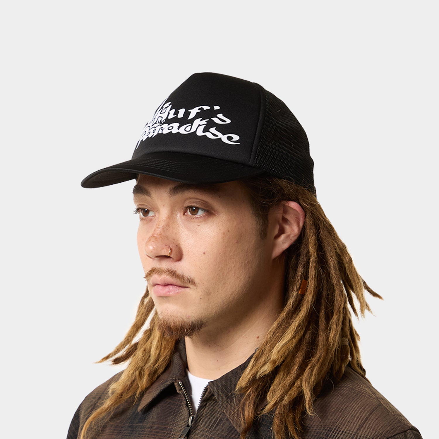 HUF (ハフ) Worldwide JP /HATS ＆ BEANIES（ハット&ビーニー）/ FULL SERVICE TRUCKER HAT商品 / BLACK