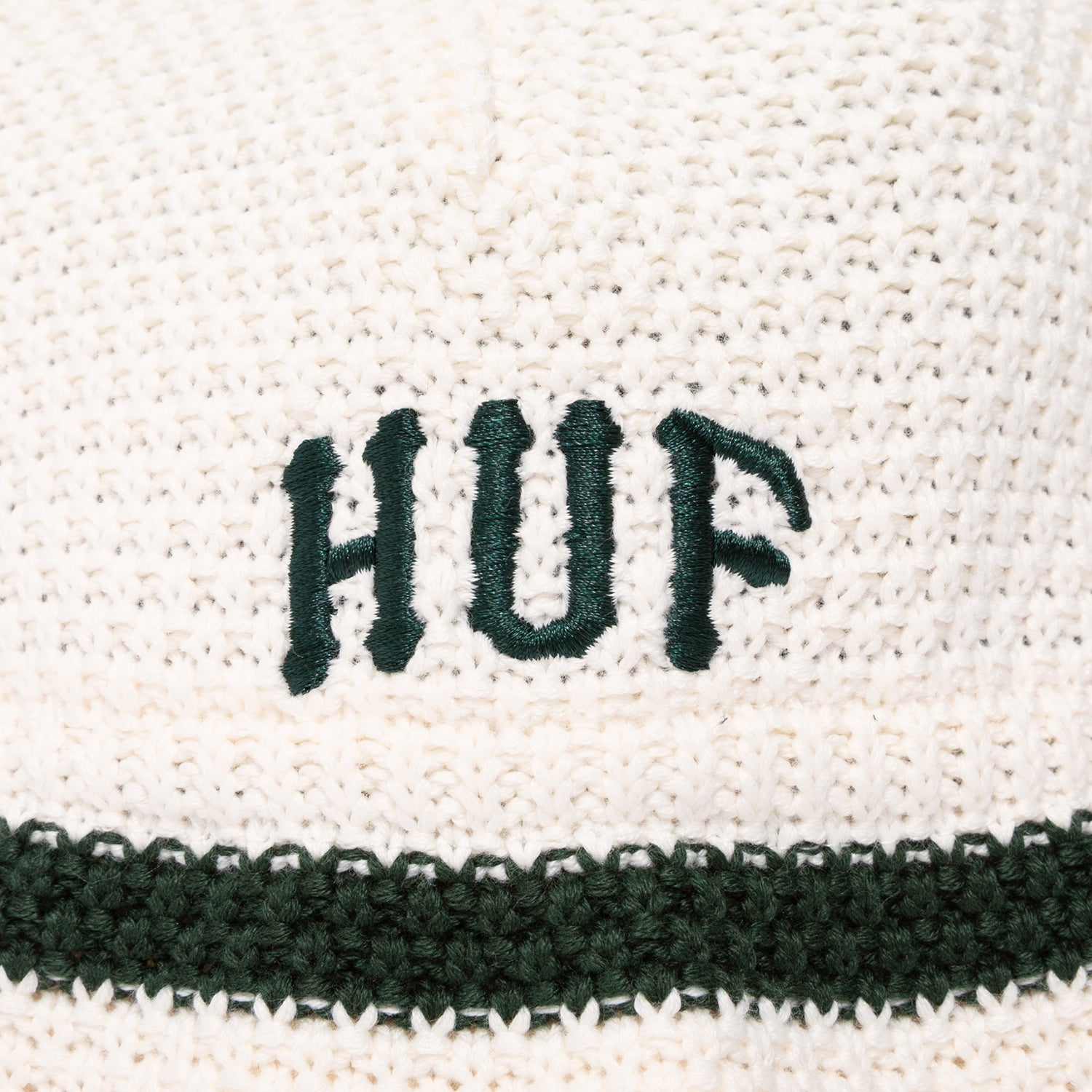 HUF (ハフ) Worldwide JP /HATS ＆ BEANIES（ハット&ビーニー）/ ARCH KNIT BUCKET HAT商品 / BLEACH