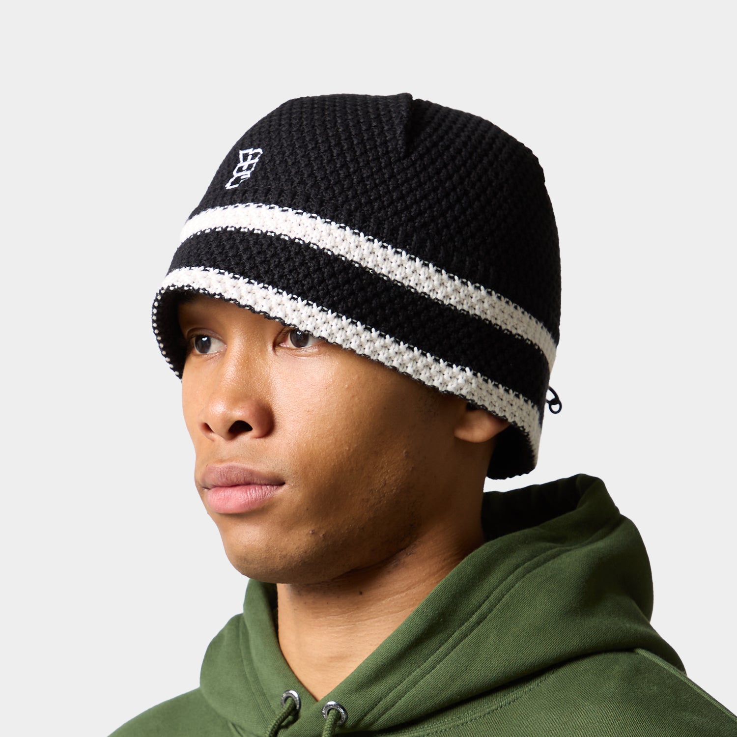 HUF (ハフ) Worldwide JP /HATS & BEANIES（ハット&ビーニー）/ MEGABLAST KNIT BUCKET HAT商品 / BLACK