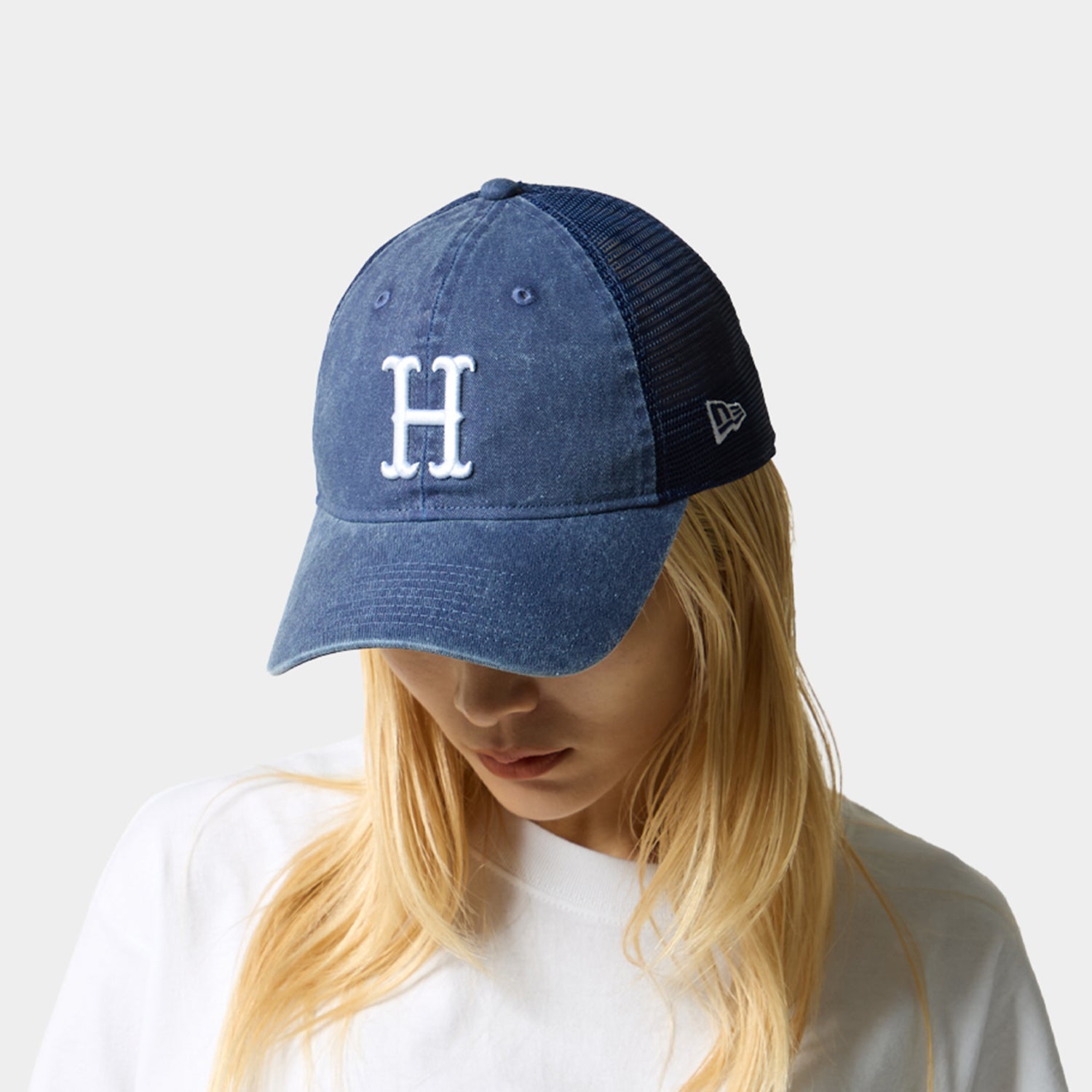 HUF (ハフ) Worldwide JP /HATS ＆ BEANIES（ハット&ビーニー）/ HUF | NEW ERA® CLASSIC H MESH HAT商品 / NAVY
