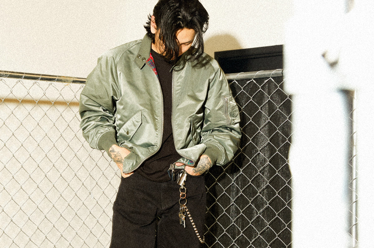 HUF X BARACUTA G9 MA-1 JACKET