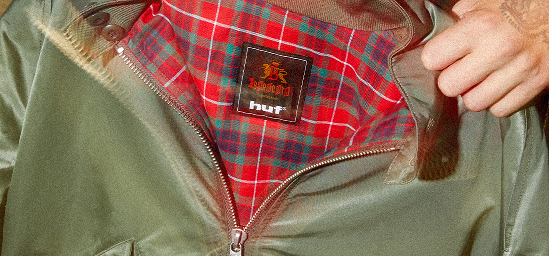 HUF X BARACUTA G9 MA-1 JACKET