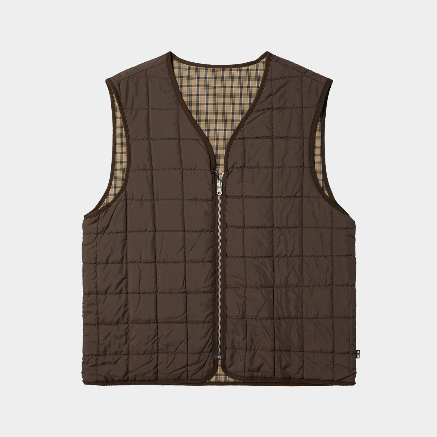 HUF (ハフ) Worldwide JP /JACKETS（ジャケット）/ POYNTER REVERSIBLE VEST商品 / BLACK