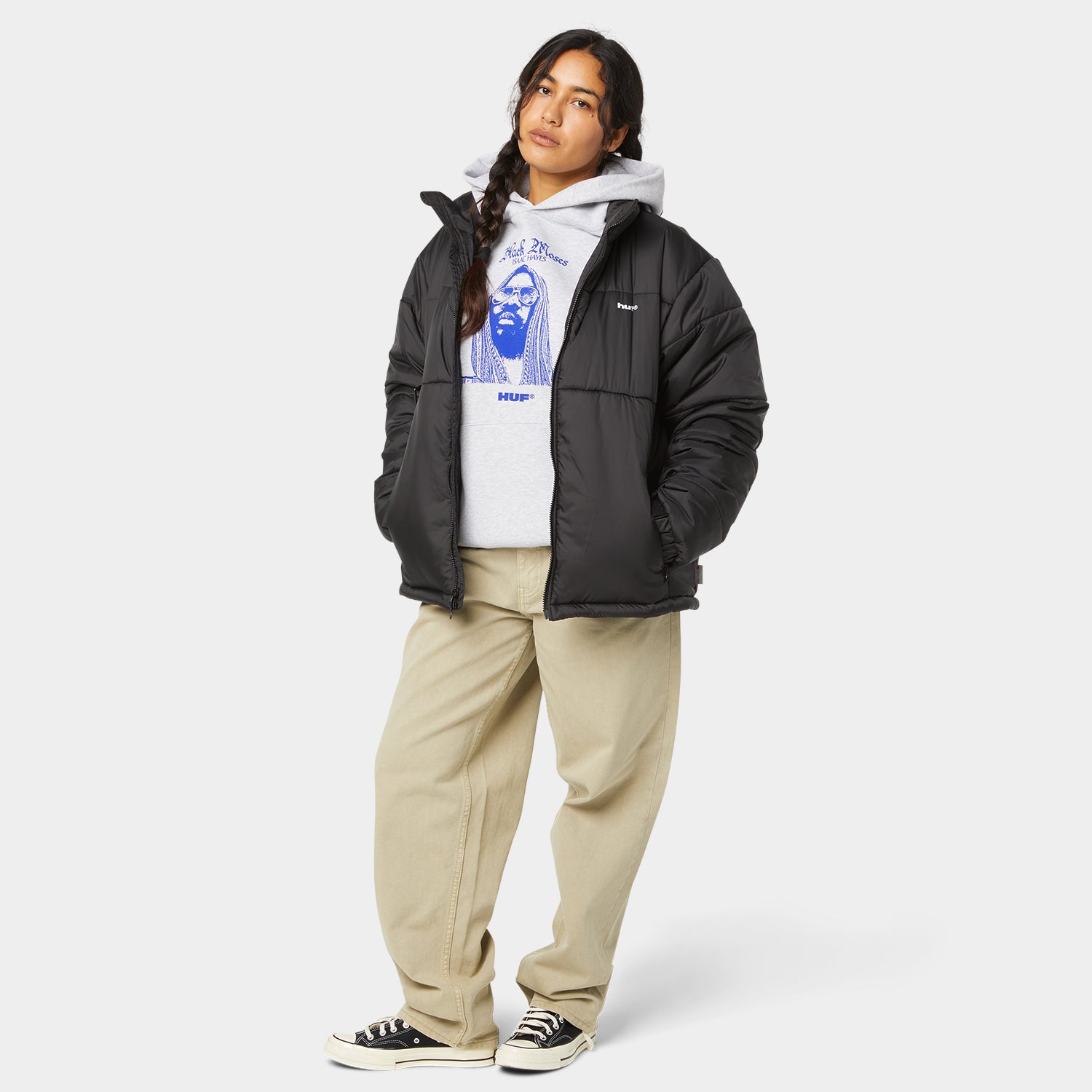 HUF (ハフ) Worldwide JP /JACKETS（ジャケット）/ SEQUOIA PUFFER商品 / BLACK