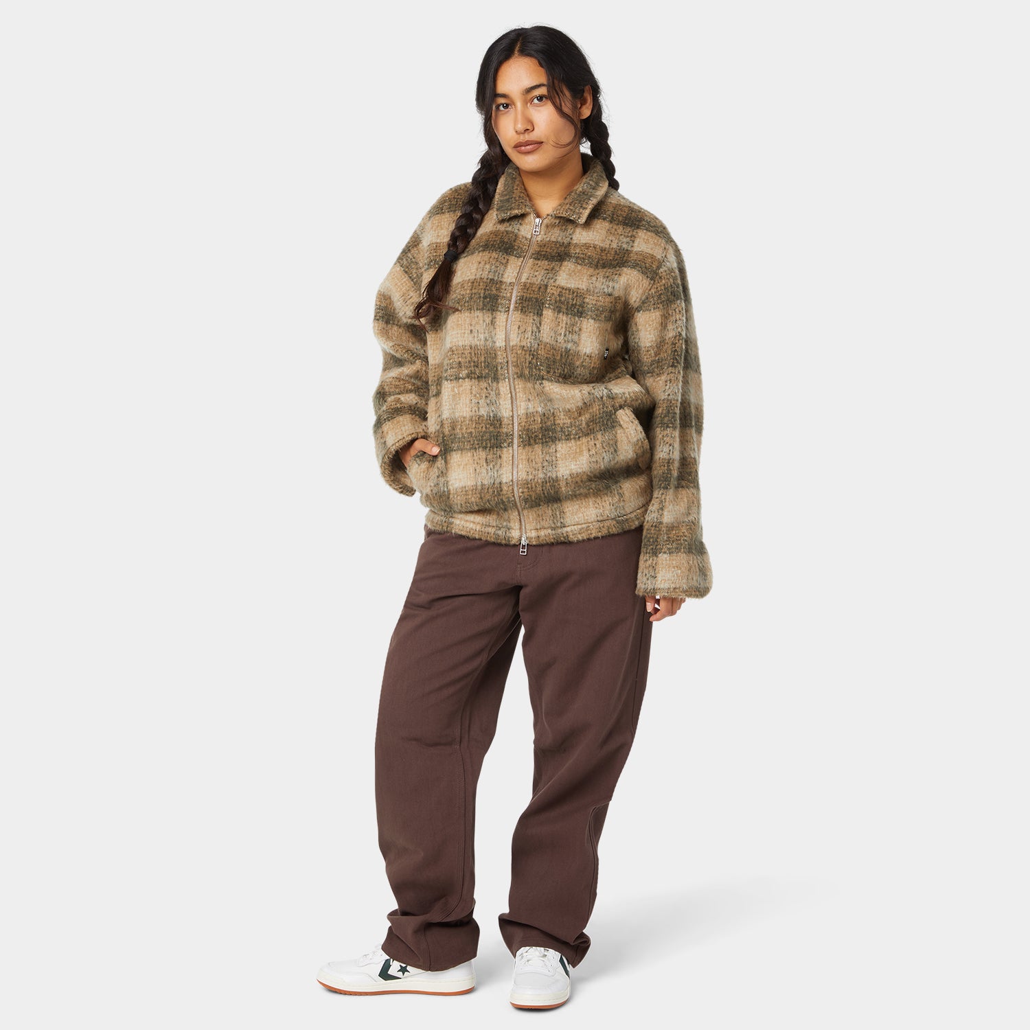 HUF (ハフ) Worldwide JP /（）/ MEGABLAST PLAID JACKET商品 / DESERT
