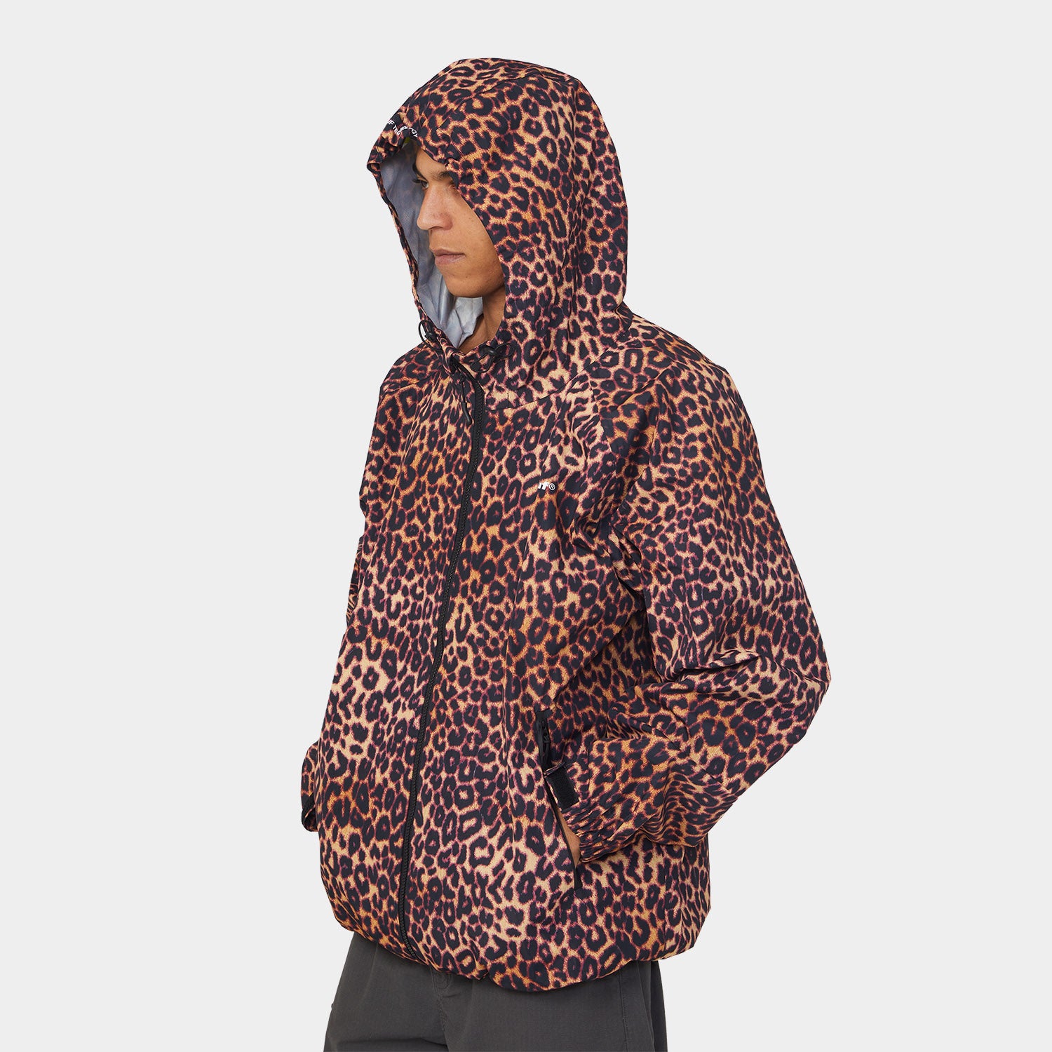 HUF (ハフ) Worldwide JP /JACKETS（ジャケット）/ RAINIER PRINTED SHELL JACKET商品 / BROWN