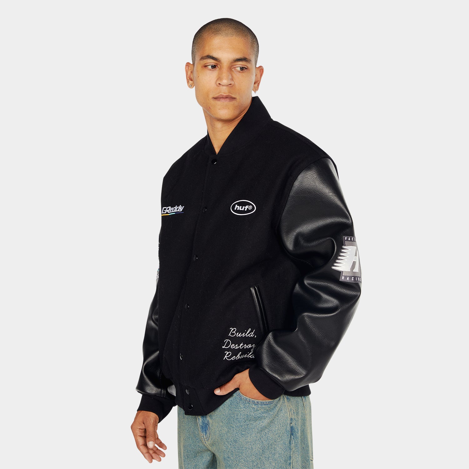 HUF X GREDDY VARSITY JACKET｜JACKETS（ジャケット）｜【公式通販 HUF