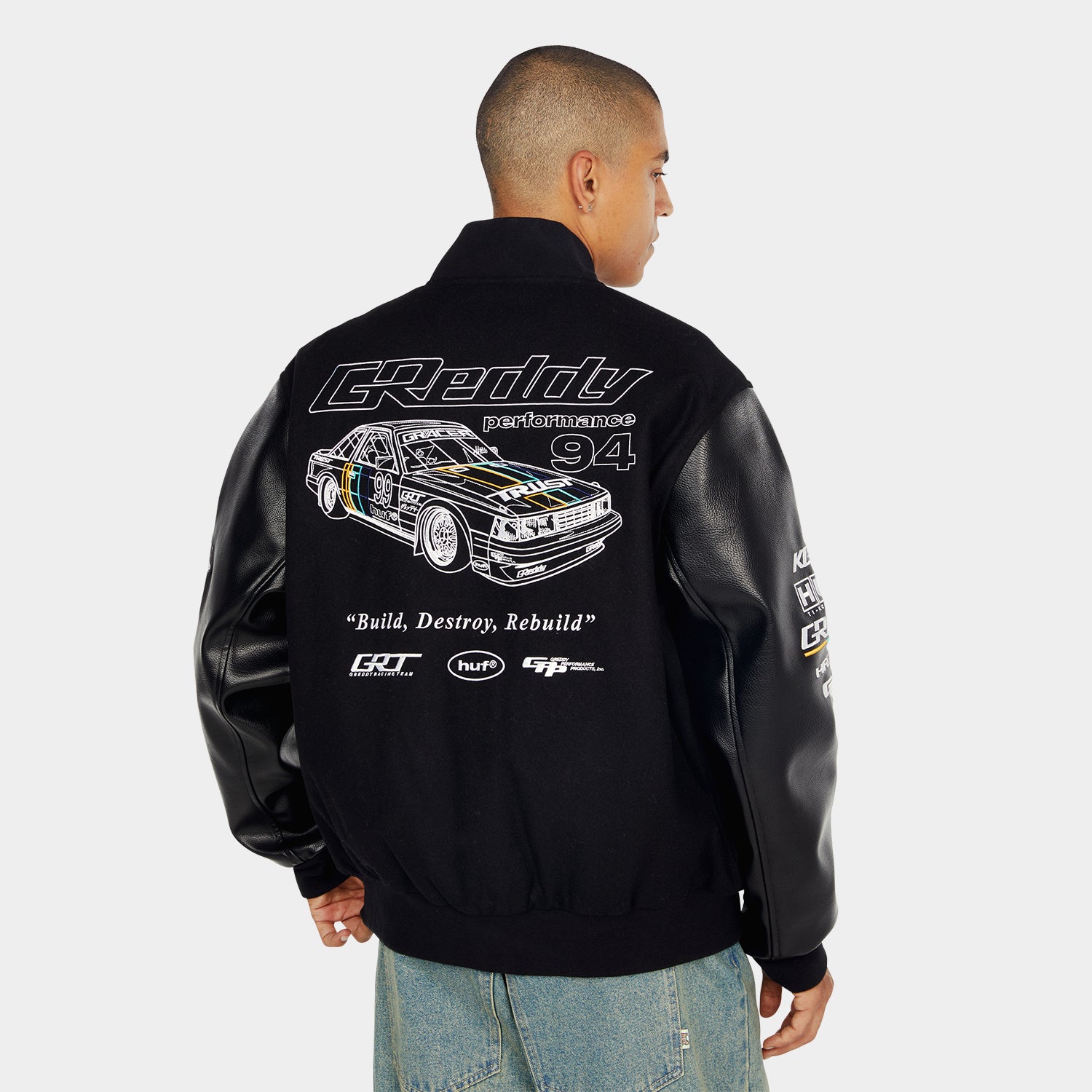 HUF X GREDDY VARSITY JACKET｜JACKETS（ジャケット）｜【公式通販 HUF