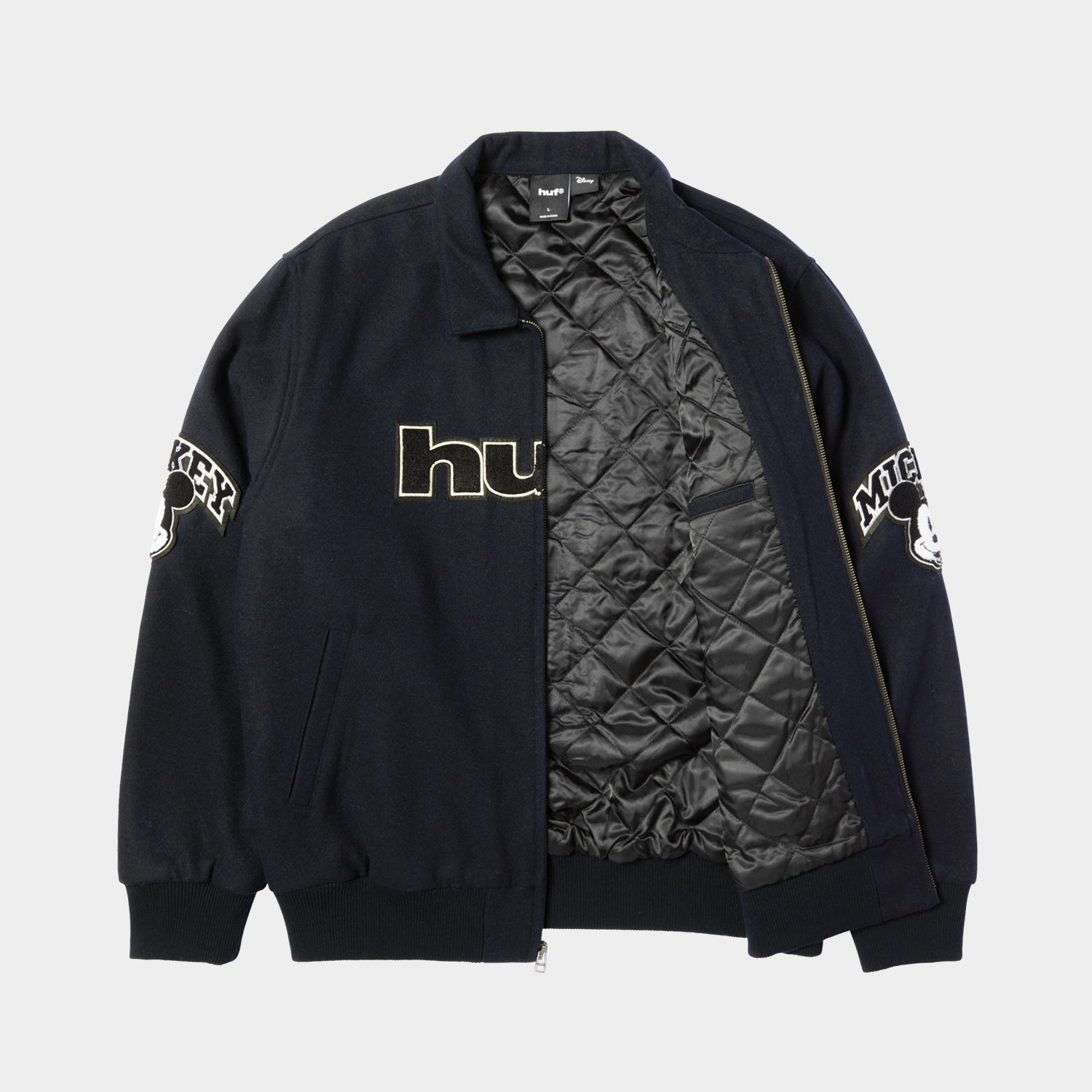 DISNEY | HUF WORLDWIDE TOUR VARSITY JACKET｜JACKETS（ジャケット