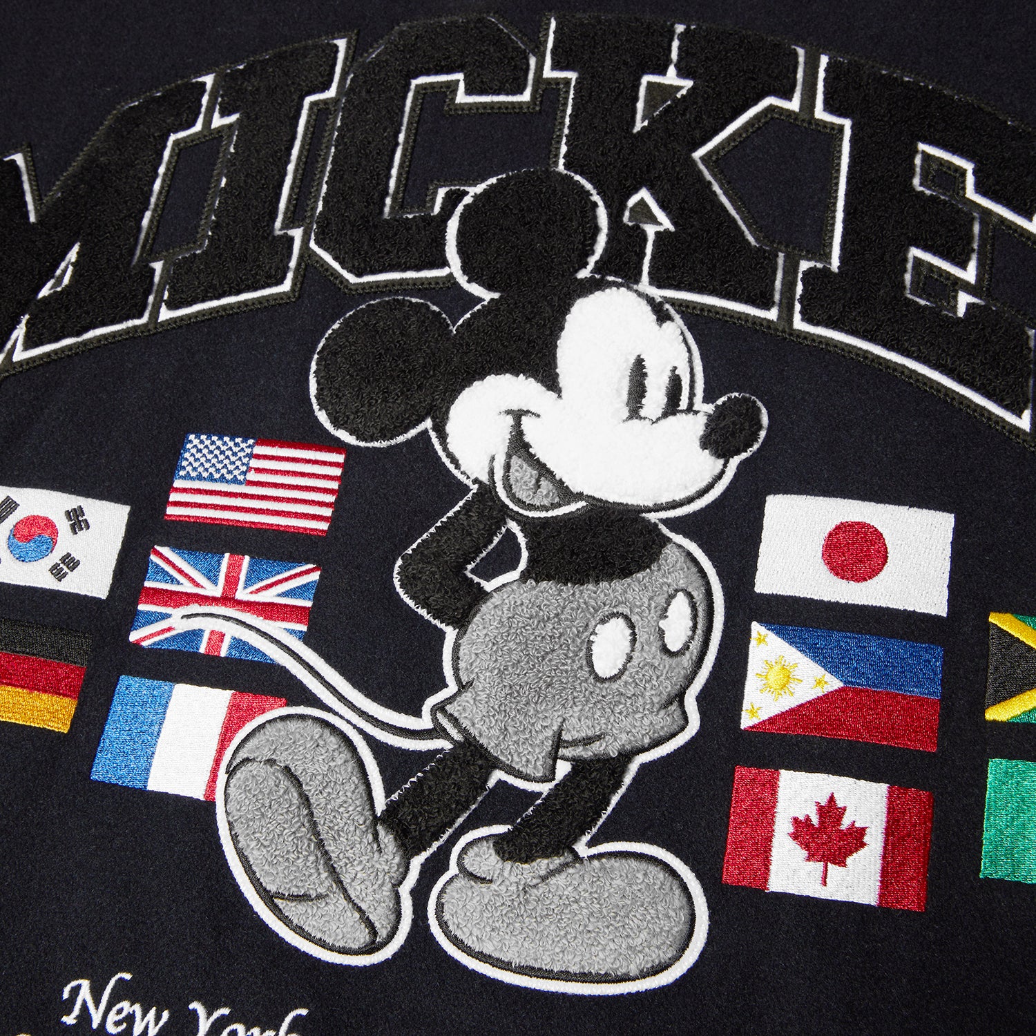 DISNEY | HUF WORLDWIDE TOUR VARSITY JACKET｜JACKETS（ジャケット