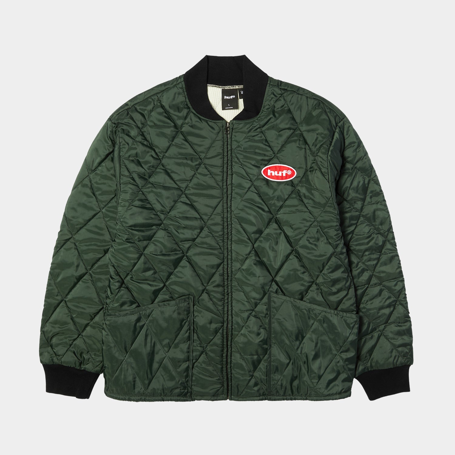 HUF (ハフ) Worldwide JP /JACKETS（ジャケット）/ DISNEY | HUF MICKEY QUILTED WORK JACKET商品 / FOREST GREEN