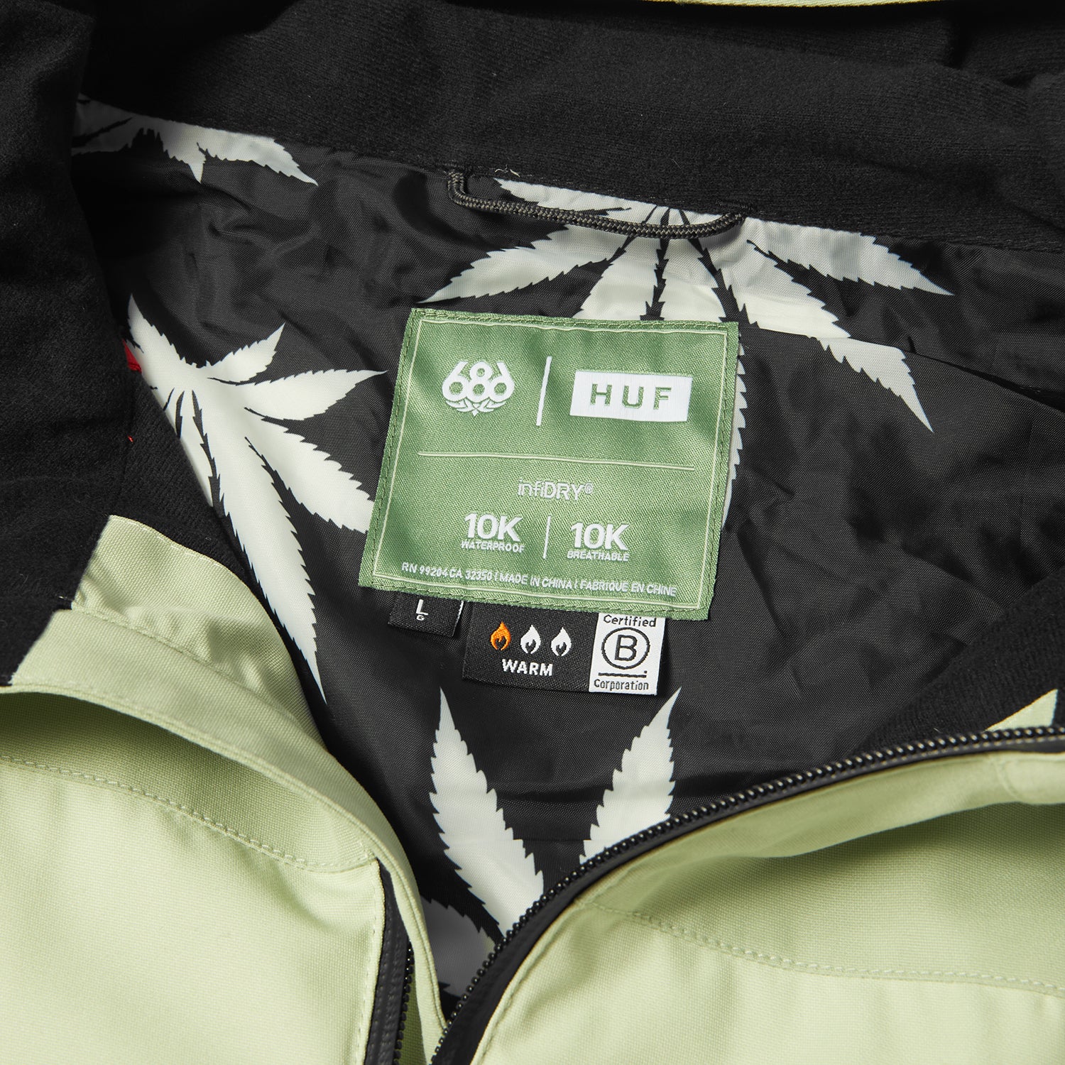 HUF (ハフ) Worldwide JP /JACKETS（ジャケット）/ HUF X 686 DOUBLE H JACKET商品 / HUF GREEN