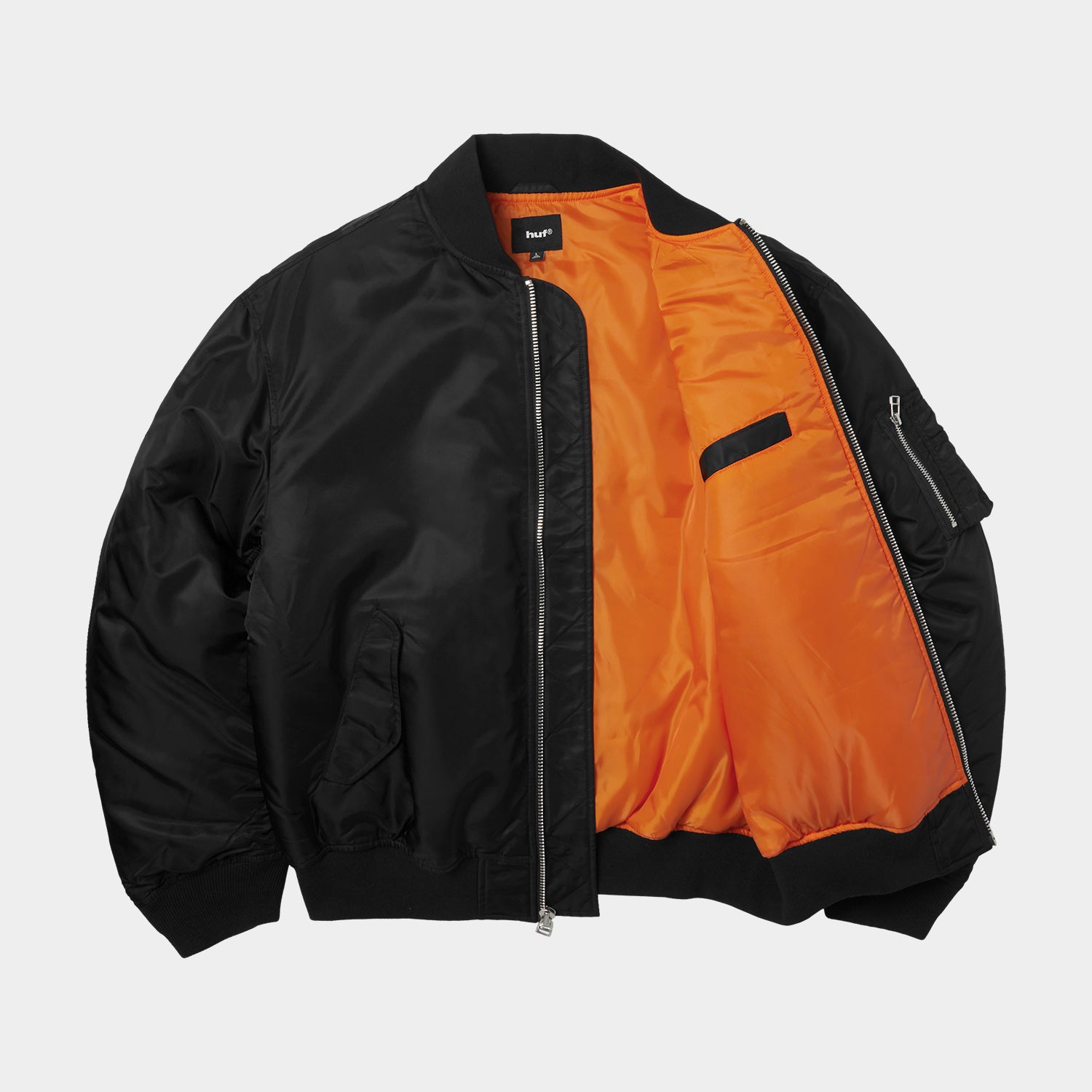 HUF (ハフ) Worldwide JP / JACKETS（ジャケット） / OLYMPIA FLIGHT JACKET商品 / BLACK