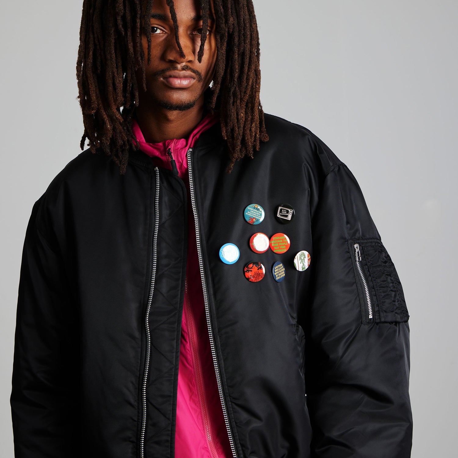 HUF (ハフ) Worldwide JP /JACKETS（ジャケット）/ OLYMPIA FLIGHT JACKET商品 / BLACK