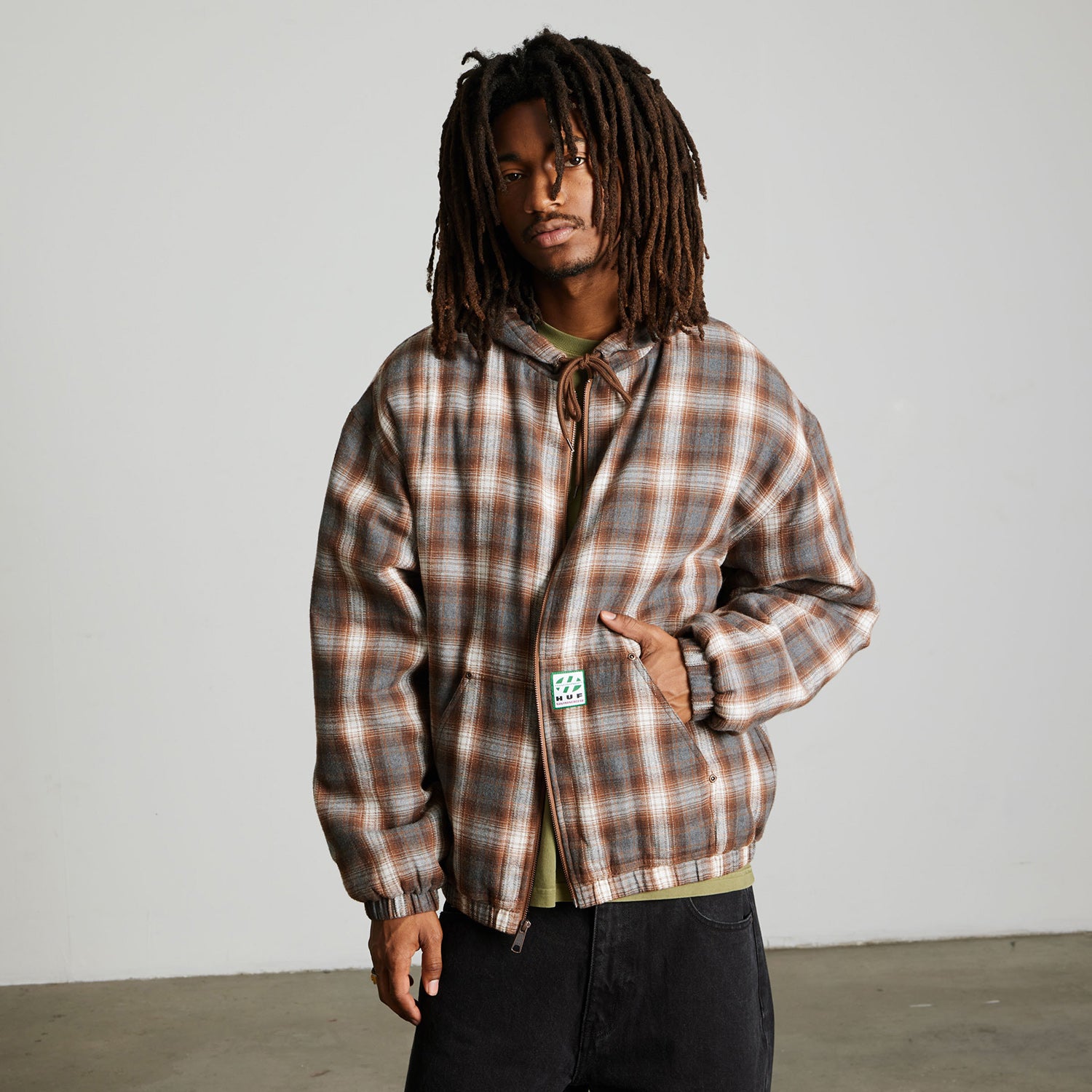 HUF (ハフ) Worldwide JP /JACKETS（ジャケット）/ DURANGO WORK JACKET商品 / DARK BROWN