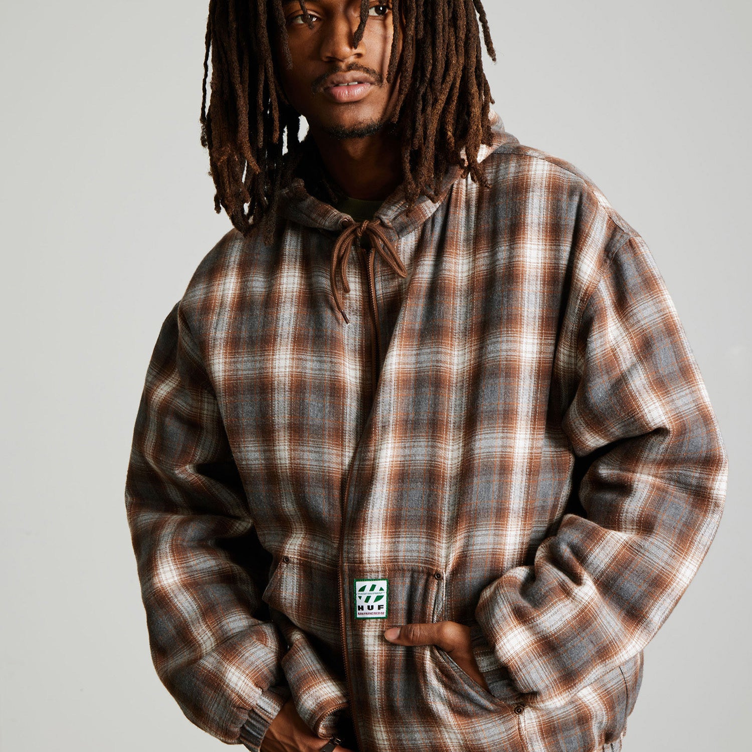 HUF (ハフ) Worldwide JP /JACKETS（ジャケット）/ DURANGO WORK JACKET商品 / DARK BROWN