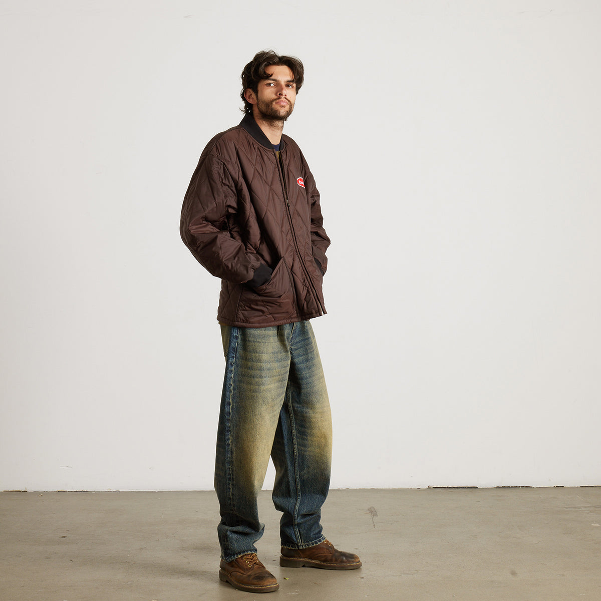 HUF (ハフ) Worldwide JP /JACKETS（ジャケット）/ VERNON LINER JACKET商品 / COFFEE