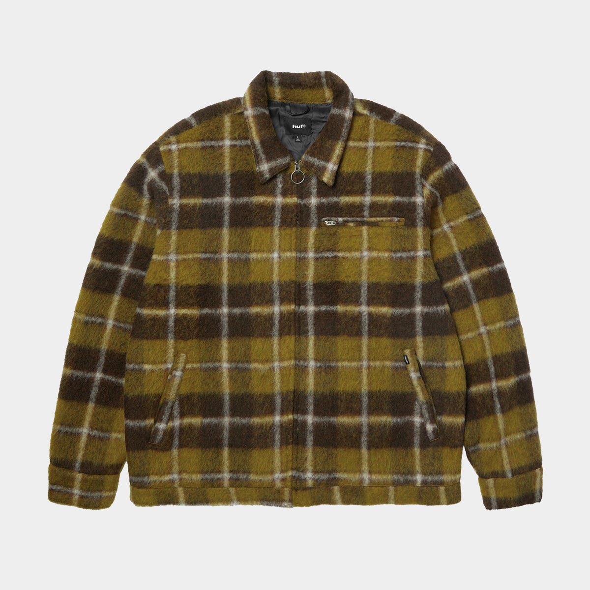 HUF (ハフ) Worldwide JP / JACKETS（ジャケット） / CANTON PLAID JACKET商品 / BROWN