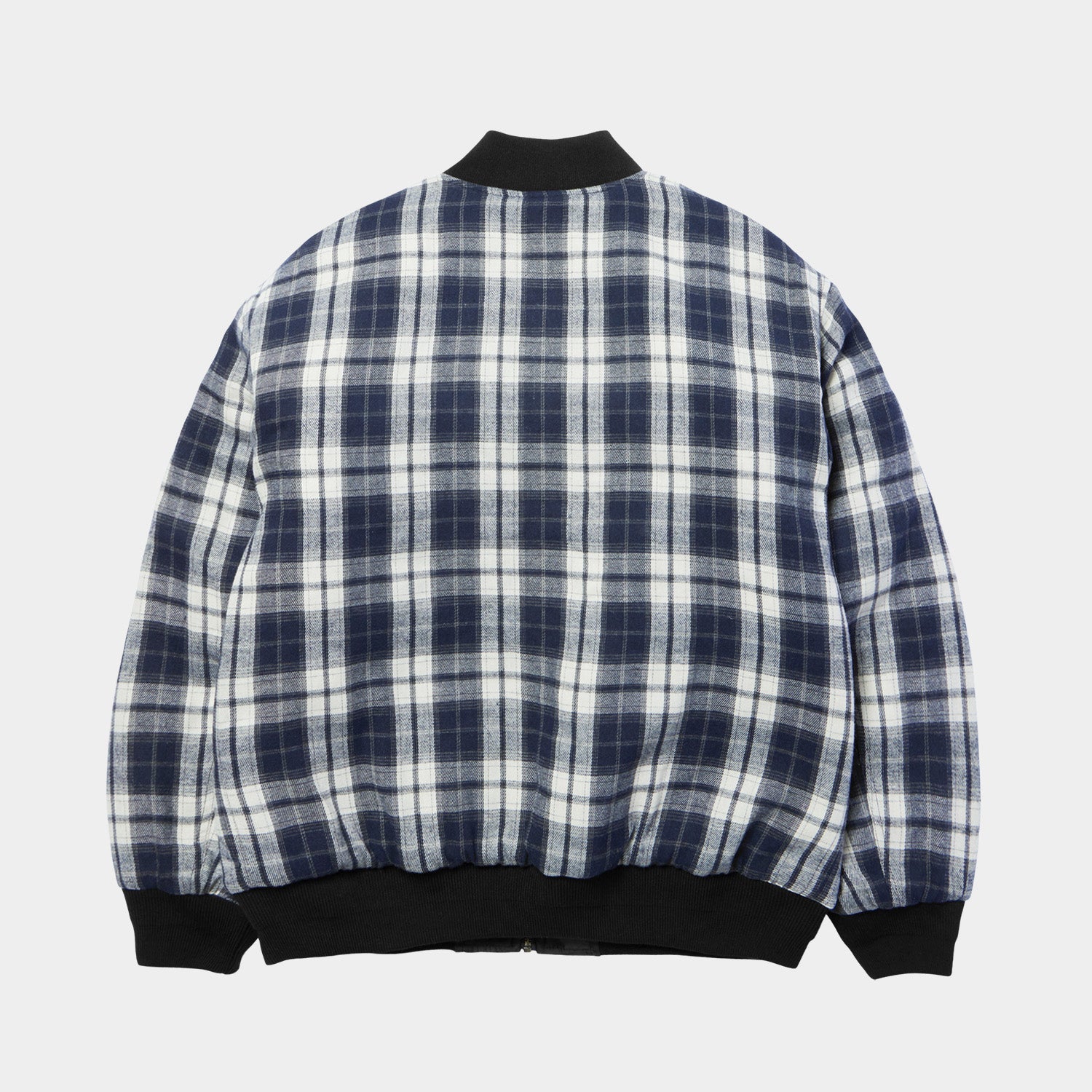HUF (ハフ) Worldwide JP /JACKETS（ジャケット）/ huf X SPITFIRE REVERSIBLE PLAID JACKET商品 / NAVY/BLACK
