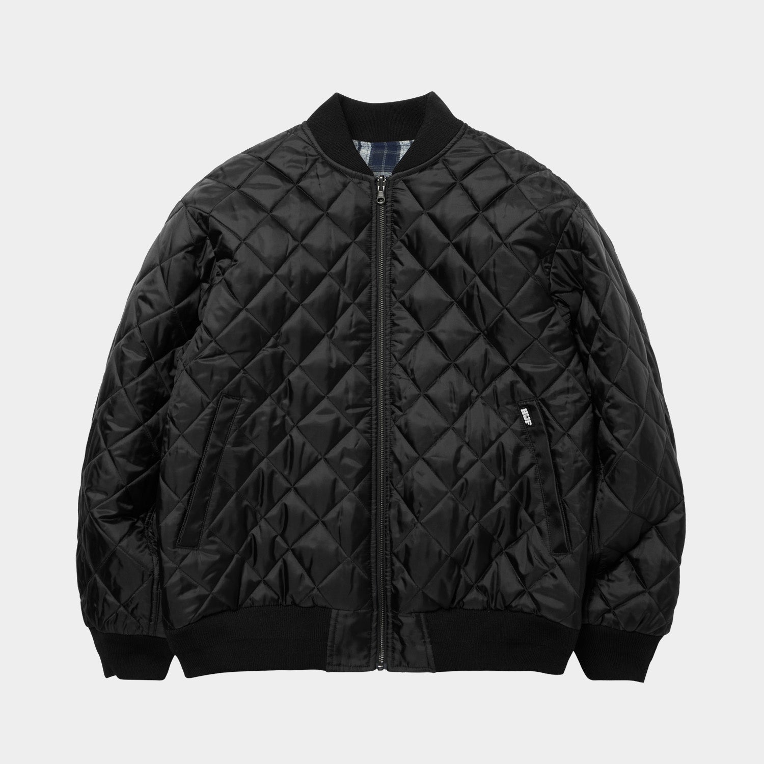 HUF (ハフ) Worldwide JP /JACKETS（ジャケット）/ huf X SPITFIRE REVERSIBLE PLAID JACKET商品 / NAVY/BLACK