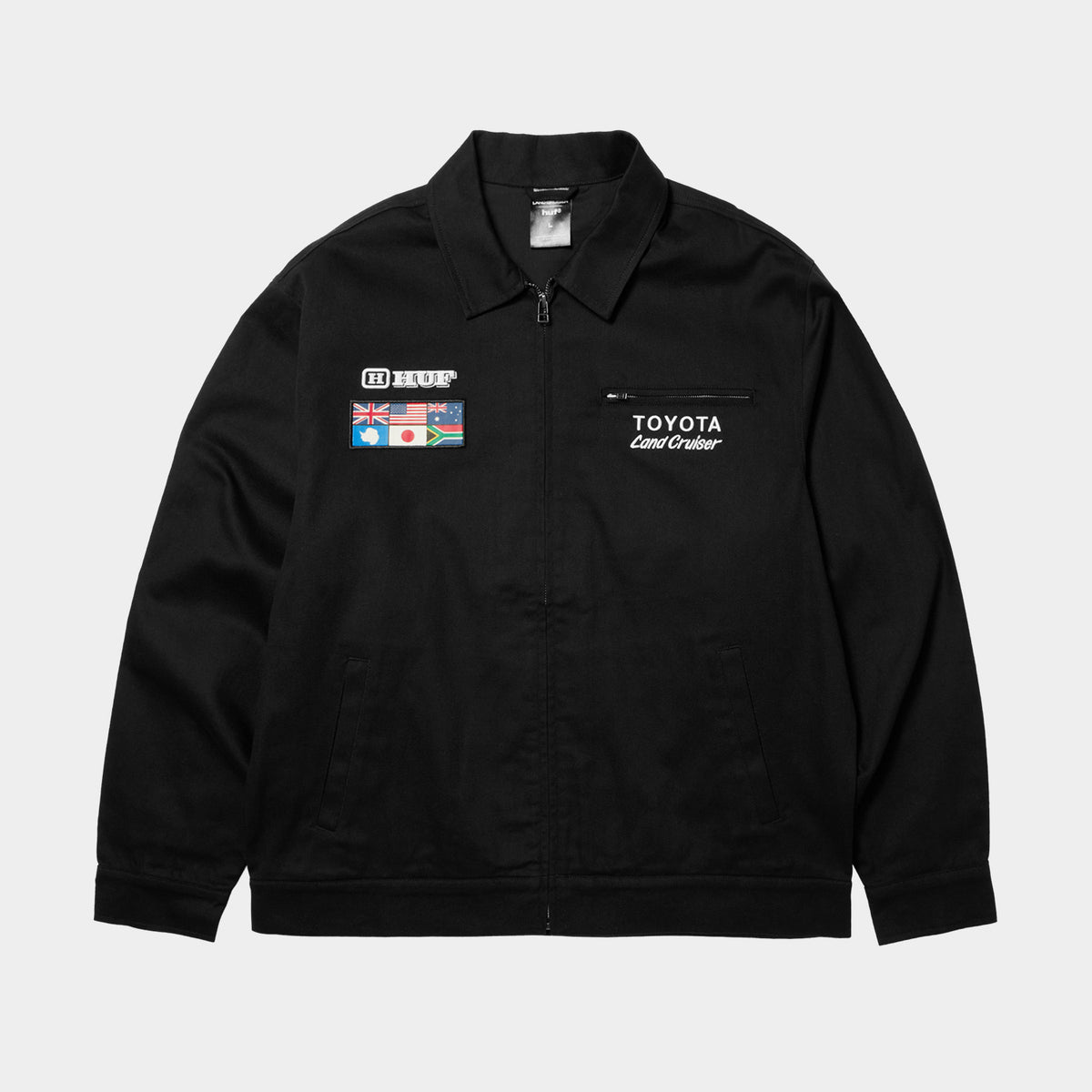 HUF (ハフ) Worldwide JP / JACKETS（ジャケット） / huf® X TOYOTA LAND CRUISER WORLD TOUR JACKET商品 / BLACK