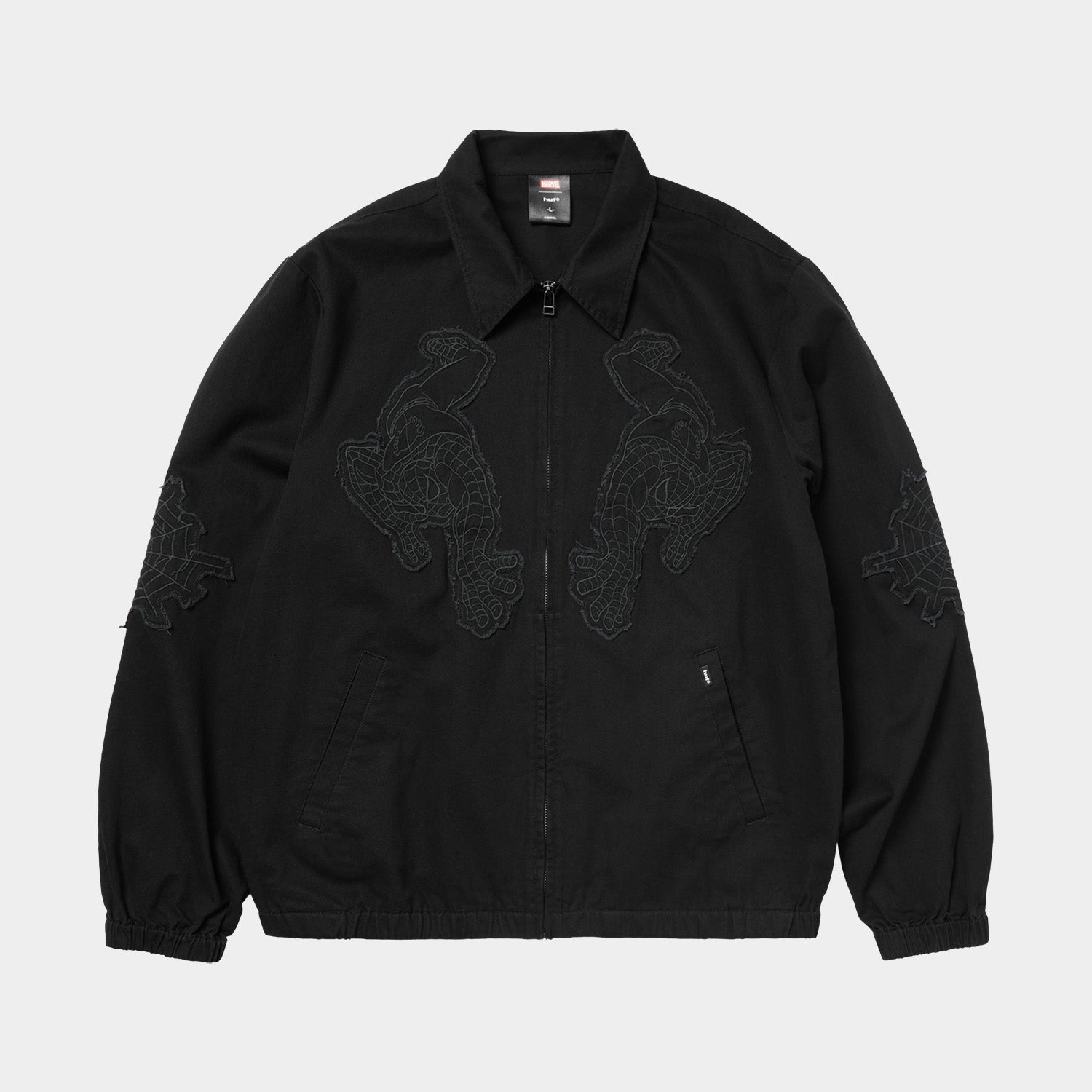 HUF (ハフ) Worldwide JP /JACKETS（ジャケット）/ HUF X SPIDER-MAN WORK JACKET商品 / BLACK