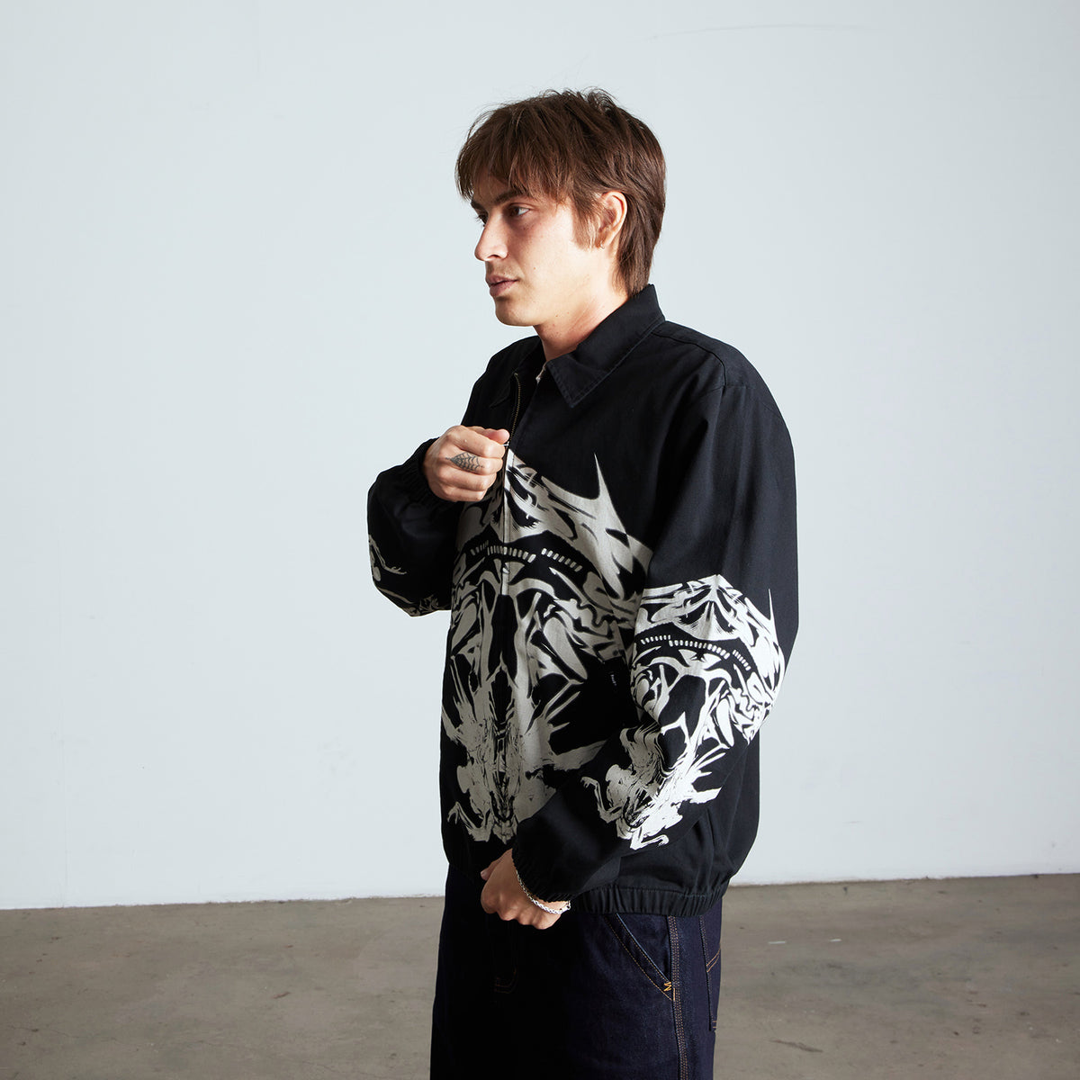 HUF (ハフ) Worldwide JP /JACKETS（ジャケット）/ HUF X ALIENS WORK JACKET商品 / VINTAGE BLACK