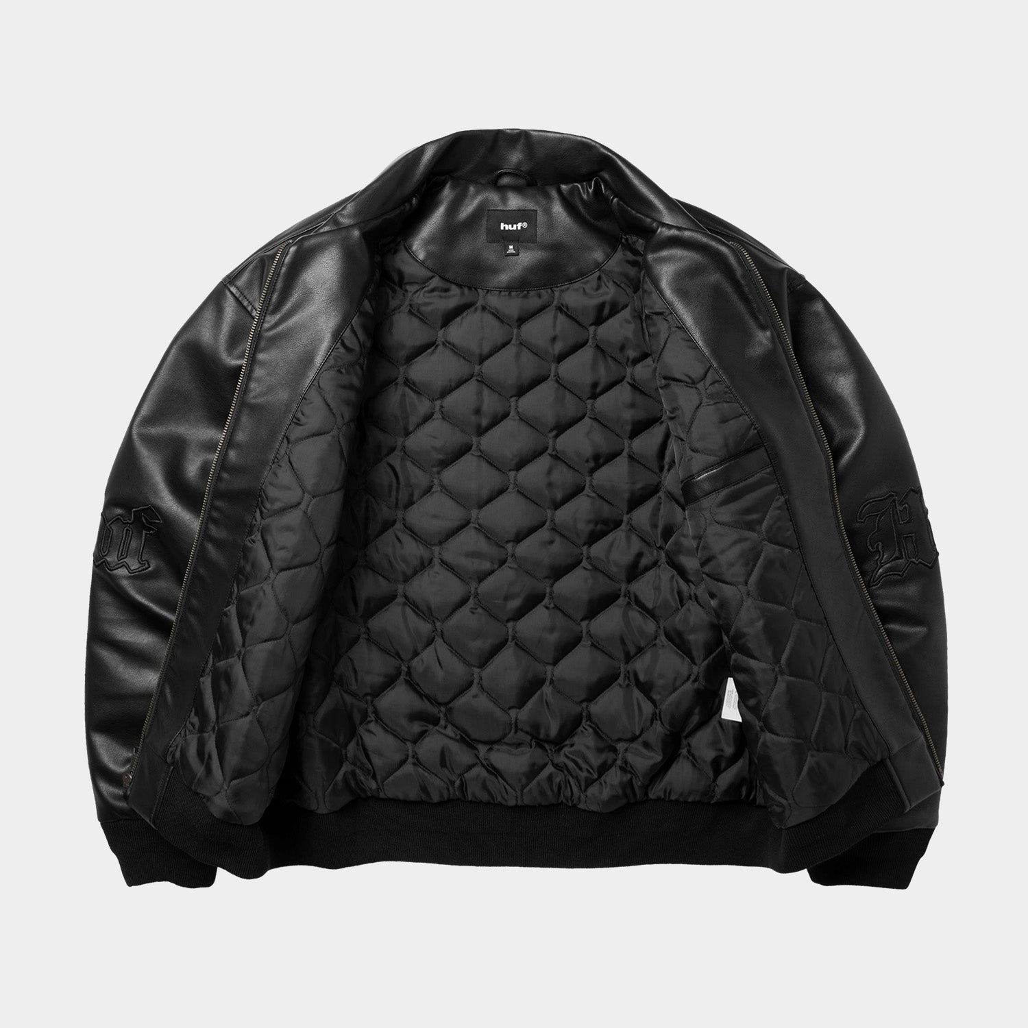希少レア HUF (ハフ) ライダースジャケット Mサイズ huf® X THREE 6 MAFIA JACKET｜JACKETS（ジャケット）｜【公式通販 HUF