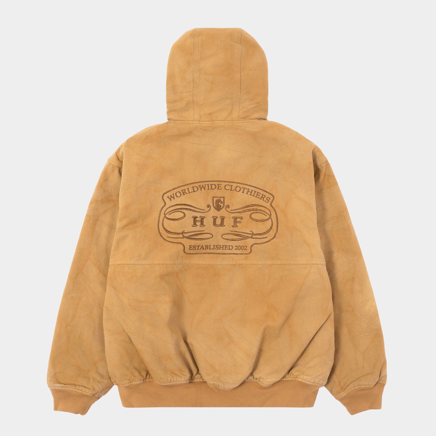 HUF (ハフ) Worldwide JP / JACKETS（ジャケット） / WORLDWIDE CLOTHIERS HOODED JACKET商品 / MUSTARD