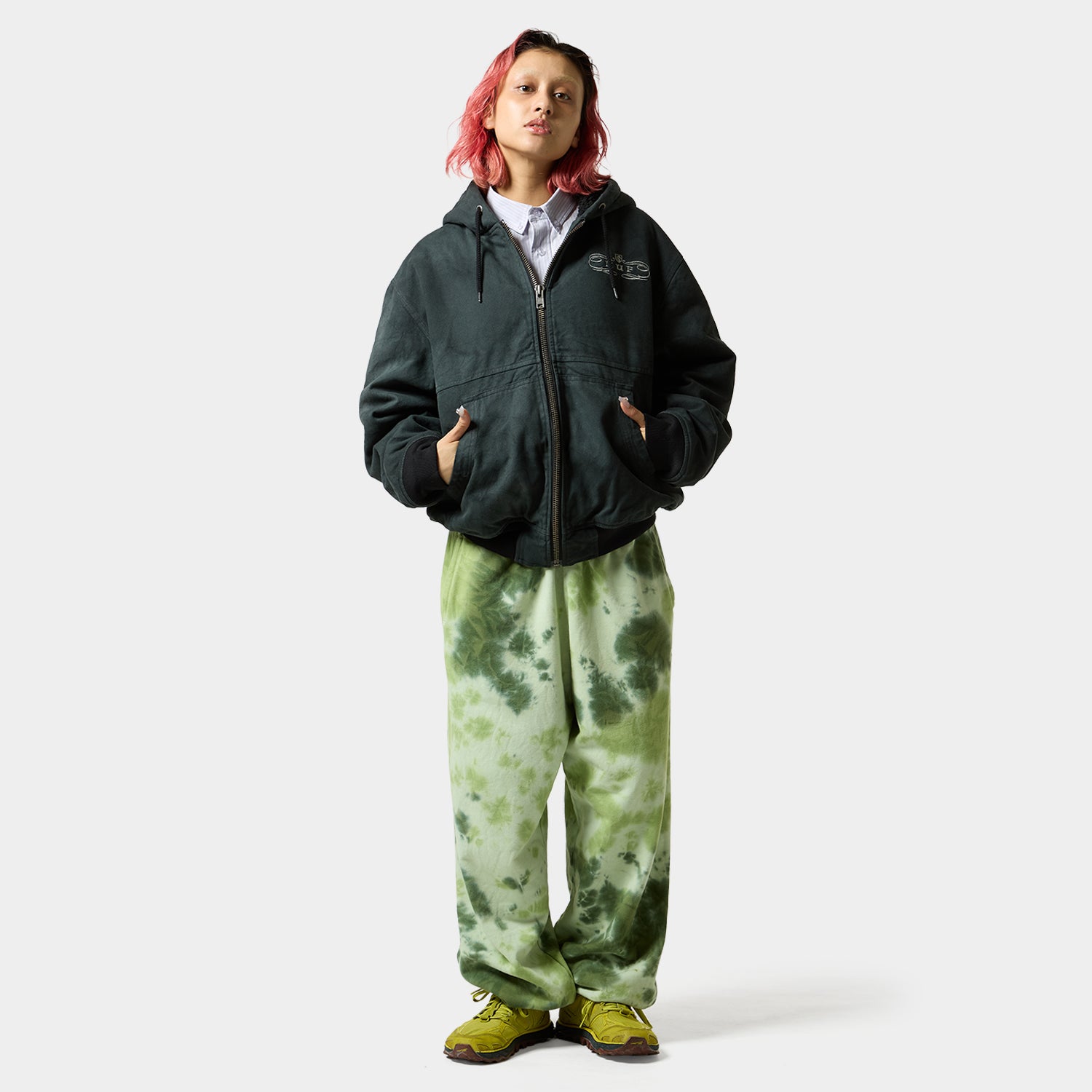 HUF (ハフ) Worldwide JP /JACKETS（ジャケット）/ WORLDWIDE CLOTHIERS HOODED JACKET商品 / MUSTARD