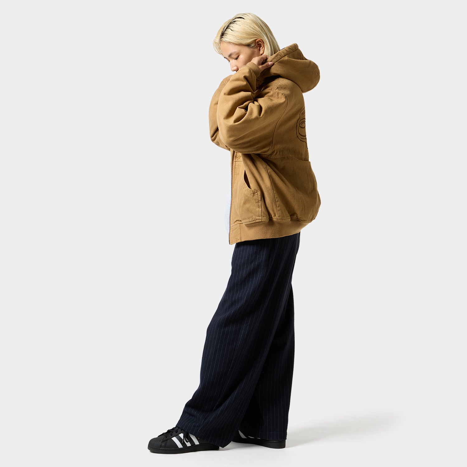 HUF (ハフ) Worldwide JP /JACKETS（ジャケット）/ WORLDWIDE CLOTHIERS HOODED JACKET商品 / MUSTARD