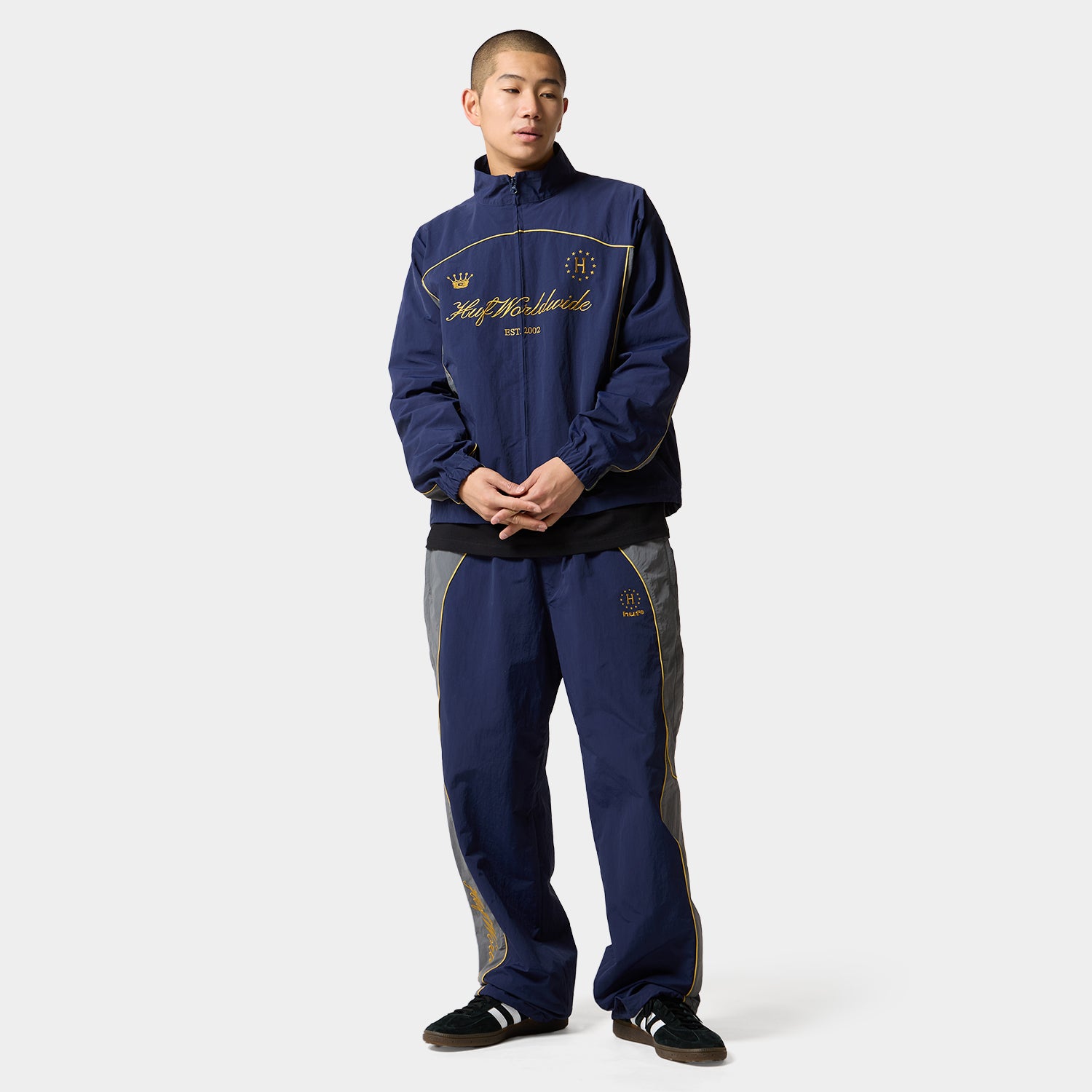 HUF (ハフ) Worldwide JP /JACKETS（ジャケット）/ ANTHEM TRACK JACKET商品 / NAVY