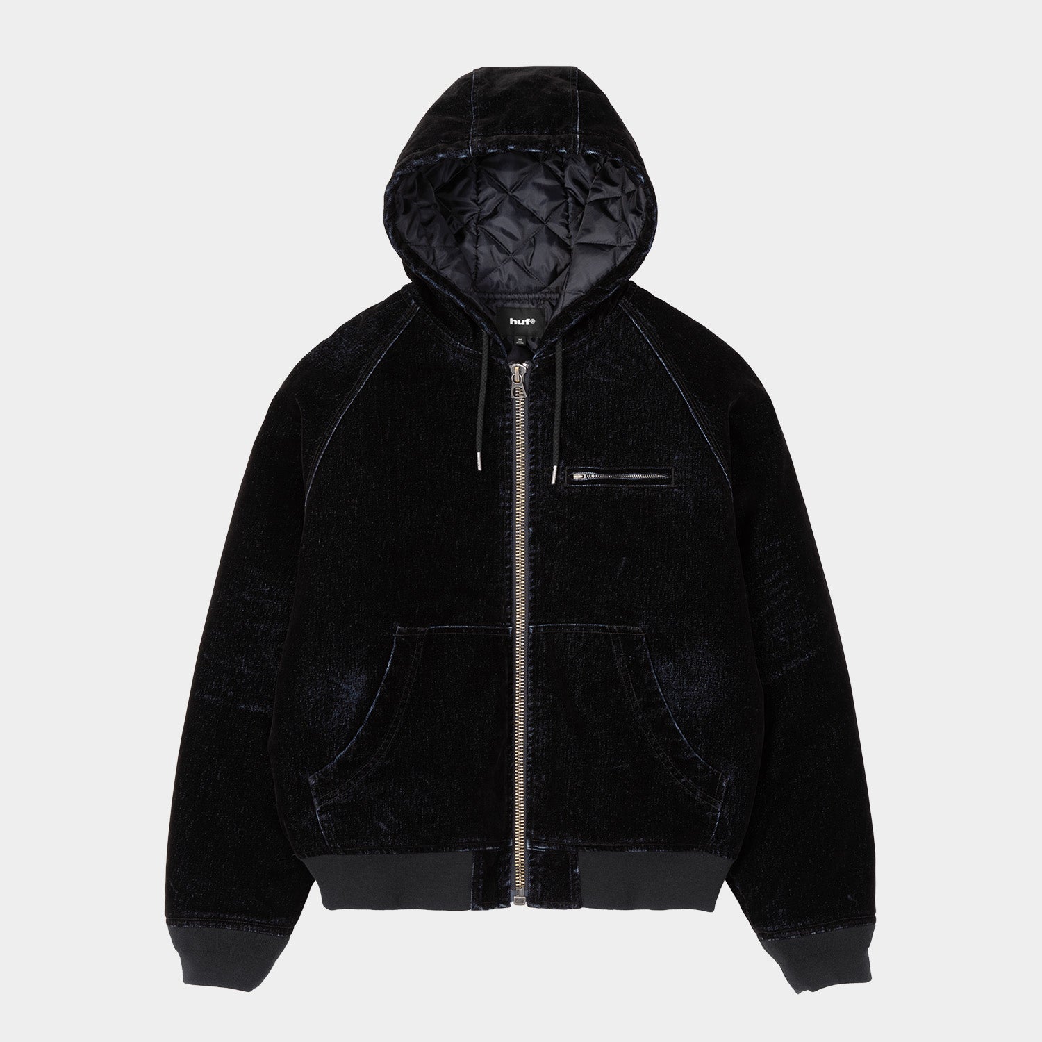 FLOCKED DENIM HOODED JACKET｜JACKETS（ジャケット）｜【公式通販 HUF