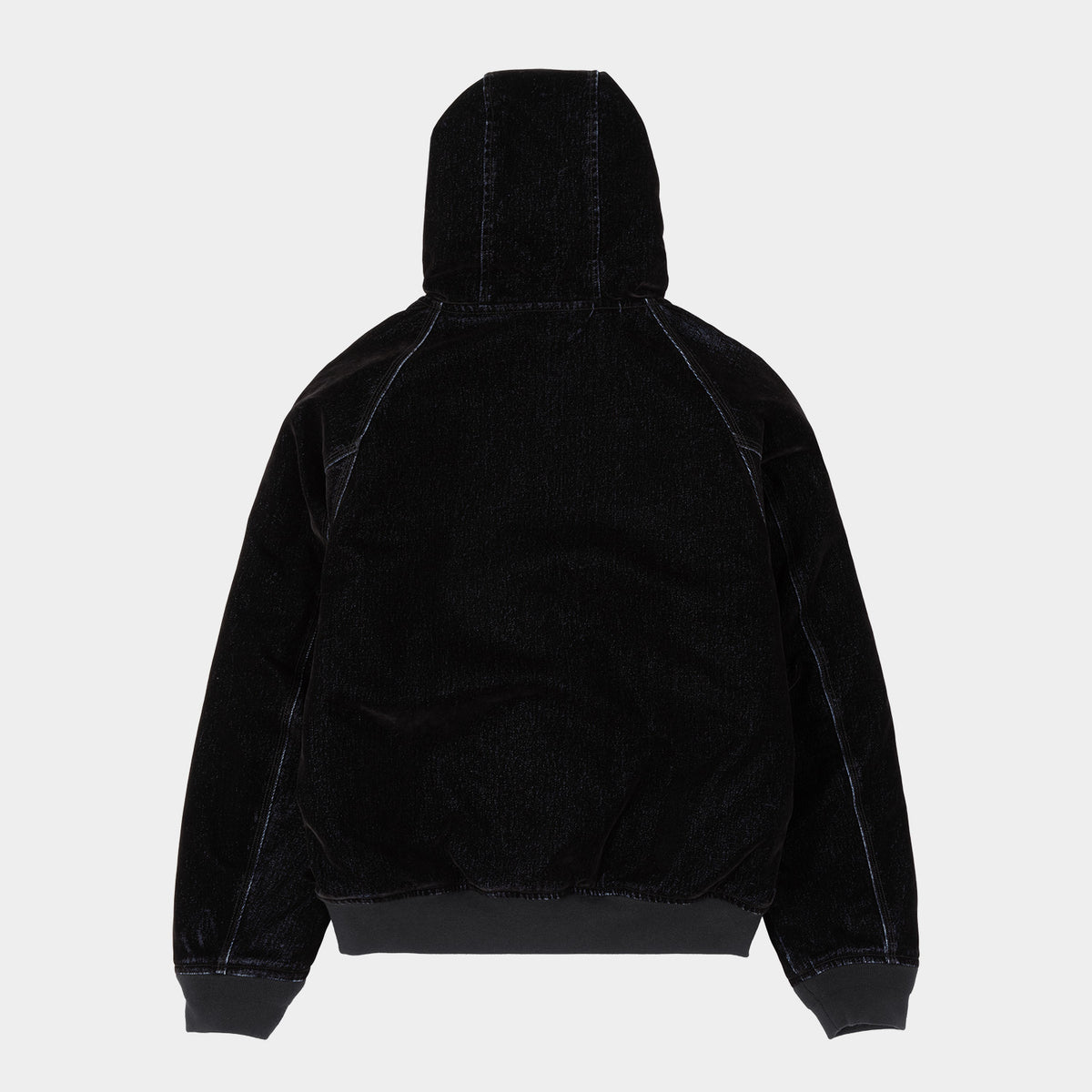 HUF (ハフ) Worldwide JP /JACKETS（ジャケット）/ FLOCKED DENIM HOODED JACKET商品 / STONE